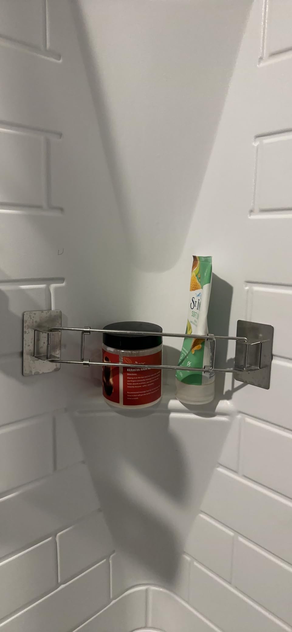 Safoner RV Shower Corner Storage Bar,Camper Must Have Organizer Accessories customer photo 1