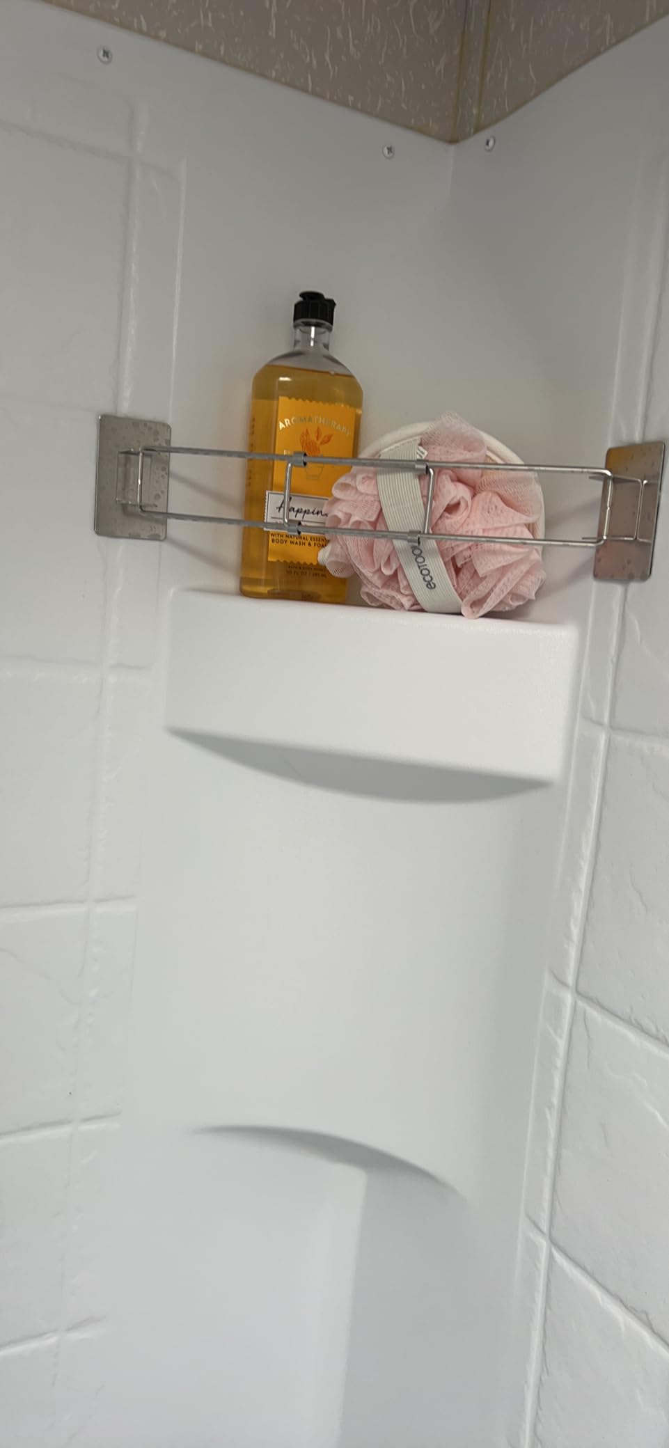Safoner RV Shower Corner Storage Bar,Camper Must Have Organizer Accessories customer photo 2