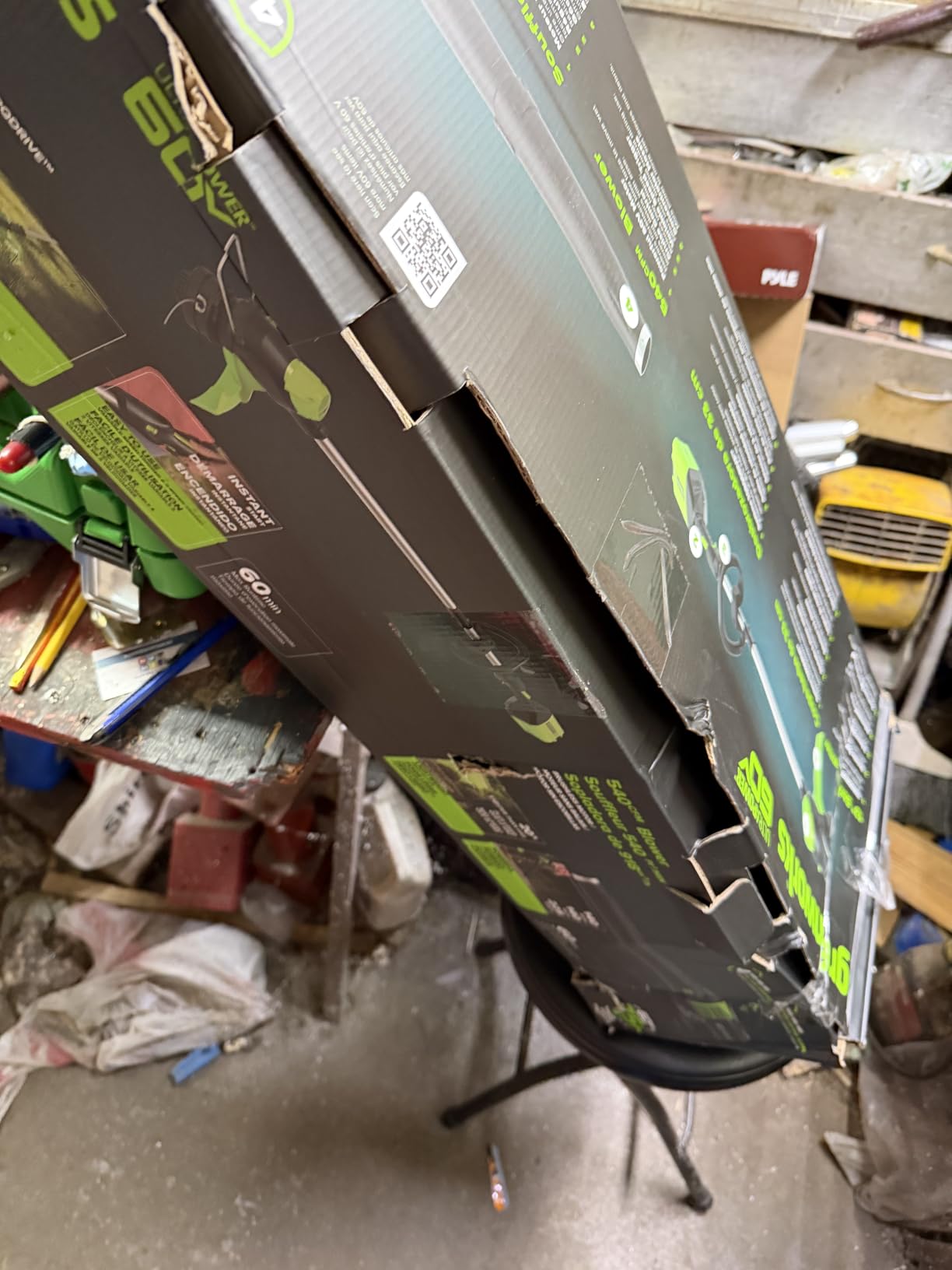 Greenworks 60V 13 in String Trimmer & 540 CFM Blower Combo, 4.0 Ah Battery customer photo 2