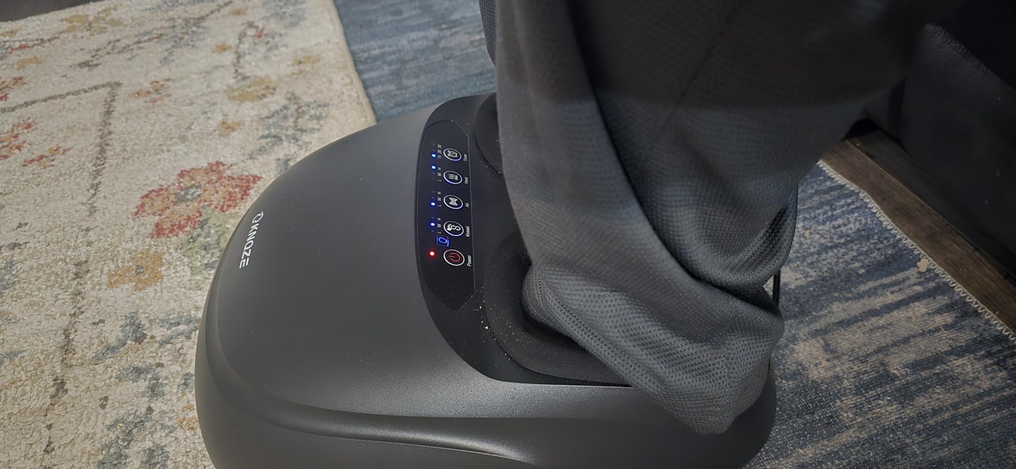 KNQZE Shiatsu Foot Massager with Heat for Plantar Fasciitis, FSA Eligible customer photo 2