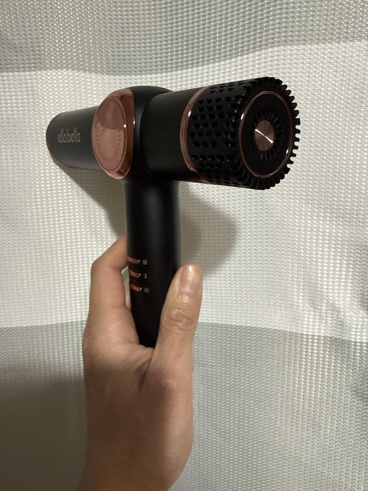 ELLA BELLA® Ionic Hair Dryer with Diffuser - Negative Ion Blow Dryer, Quiet customer photo 2