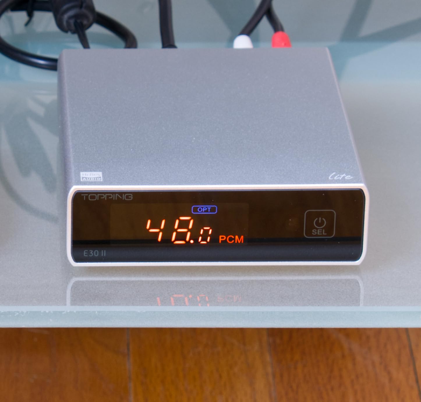 Topping E30II lite DAC Preamp - AK4493S Hi-Res XMOS XU208 DAC 32Bit/768kHz DSD512 DSD Direct Mode for USB/Coax/Opt Inputs RCA HiFi Stereo Digital Audio Decoder(Black) customer photo 2