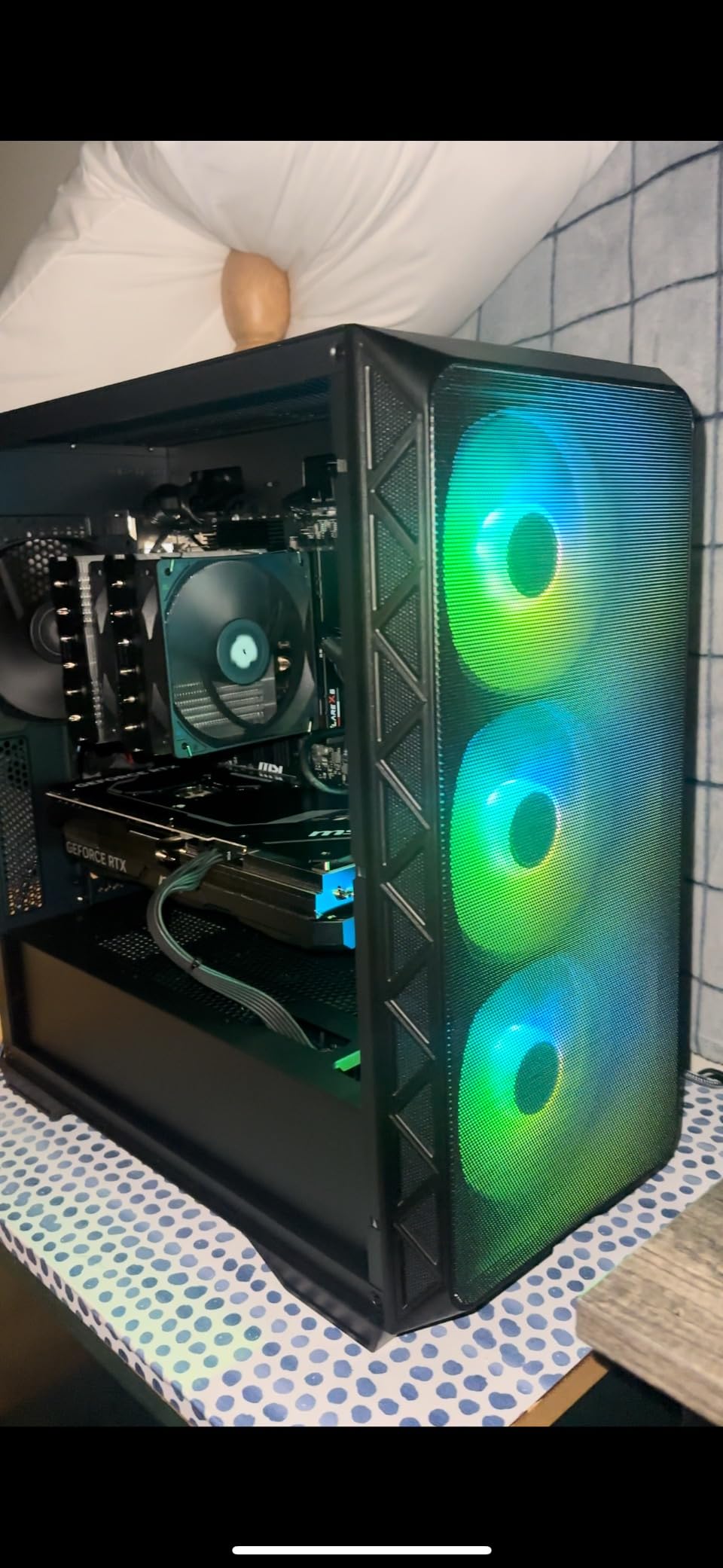 MONTECH AIR 903 MAX High-Airflow E-ATX Mid-Tower PC Case, 4 Fans, Black customer photo 2