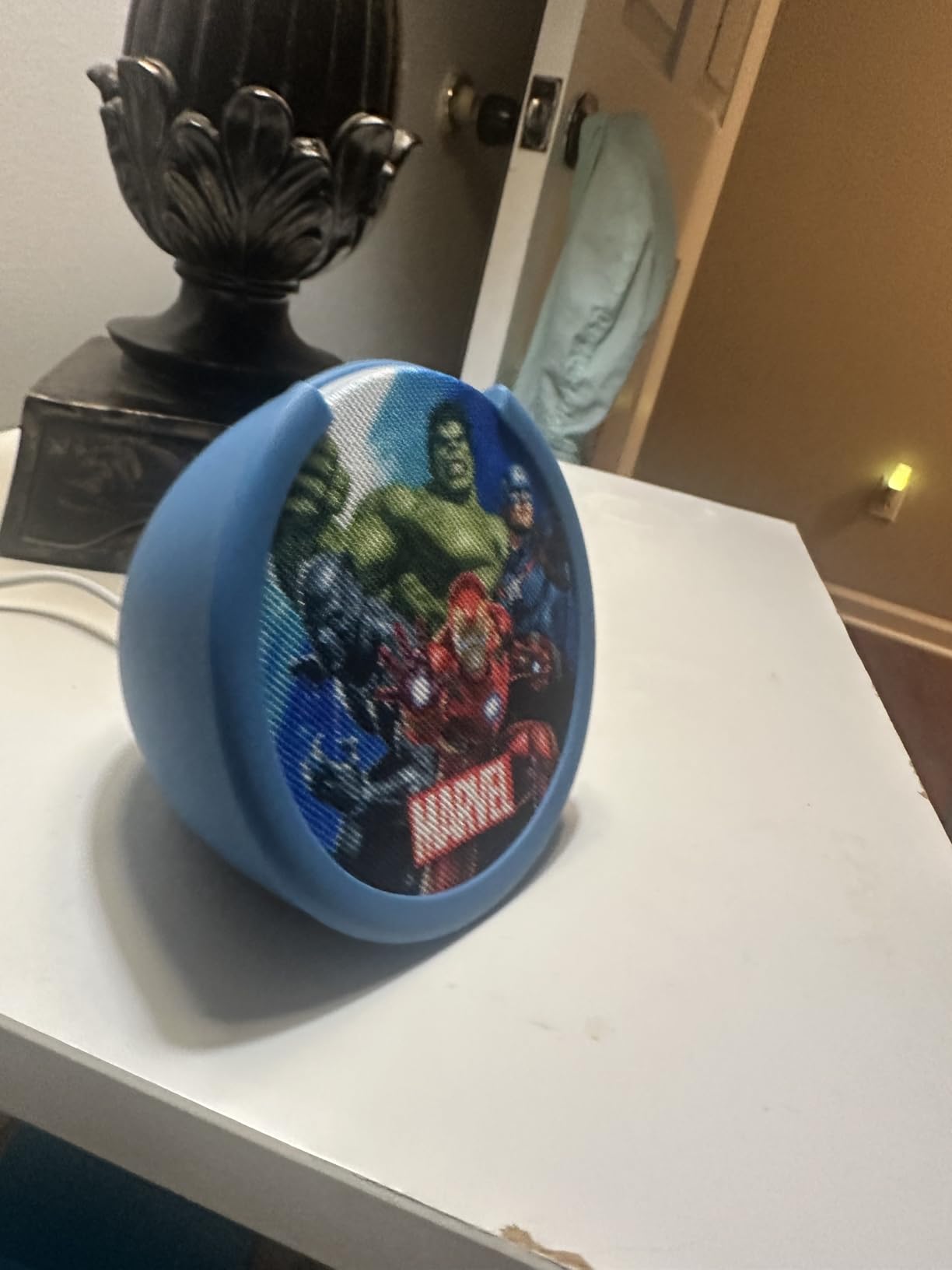 Amazon Echo Pop Kids (newest model), Enjoy age-appropriate audiobooks, sleep routines and Alexa+ experiences to create and learn, Disney Princess design customer photo 2