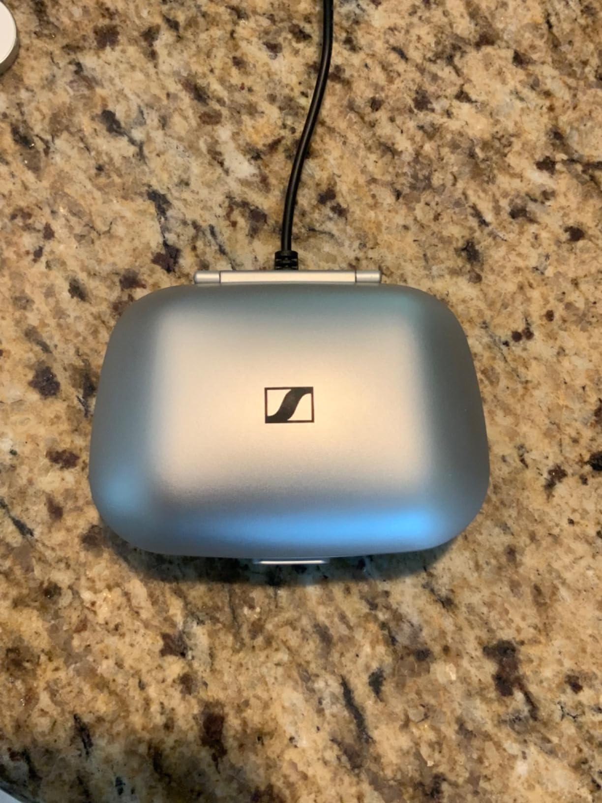 Sennheiser All-Day Clear Bluetooth Hearing Aids - OTC Hearing Aids with Bluetooth - Self-Fitting, Programmable Sound - FDA Cleared - Light Grey customer photo 1