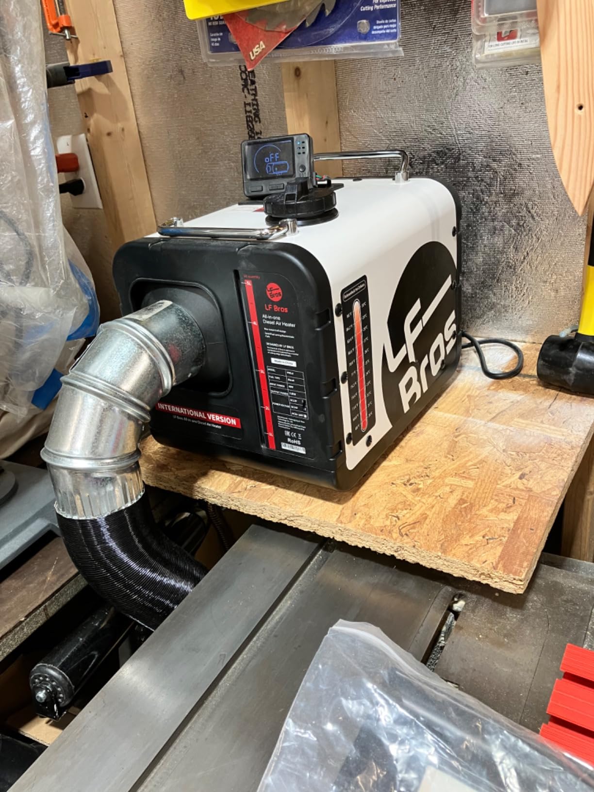 LF Bros 5KW Diesel Heater, 12V/24V/110V Diesel Parking Air Heater customer photo 2