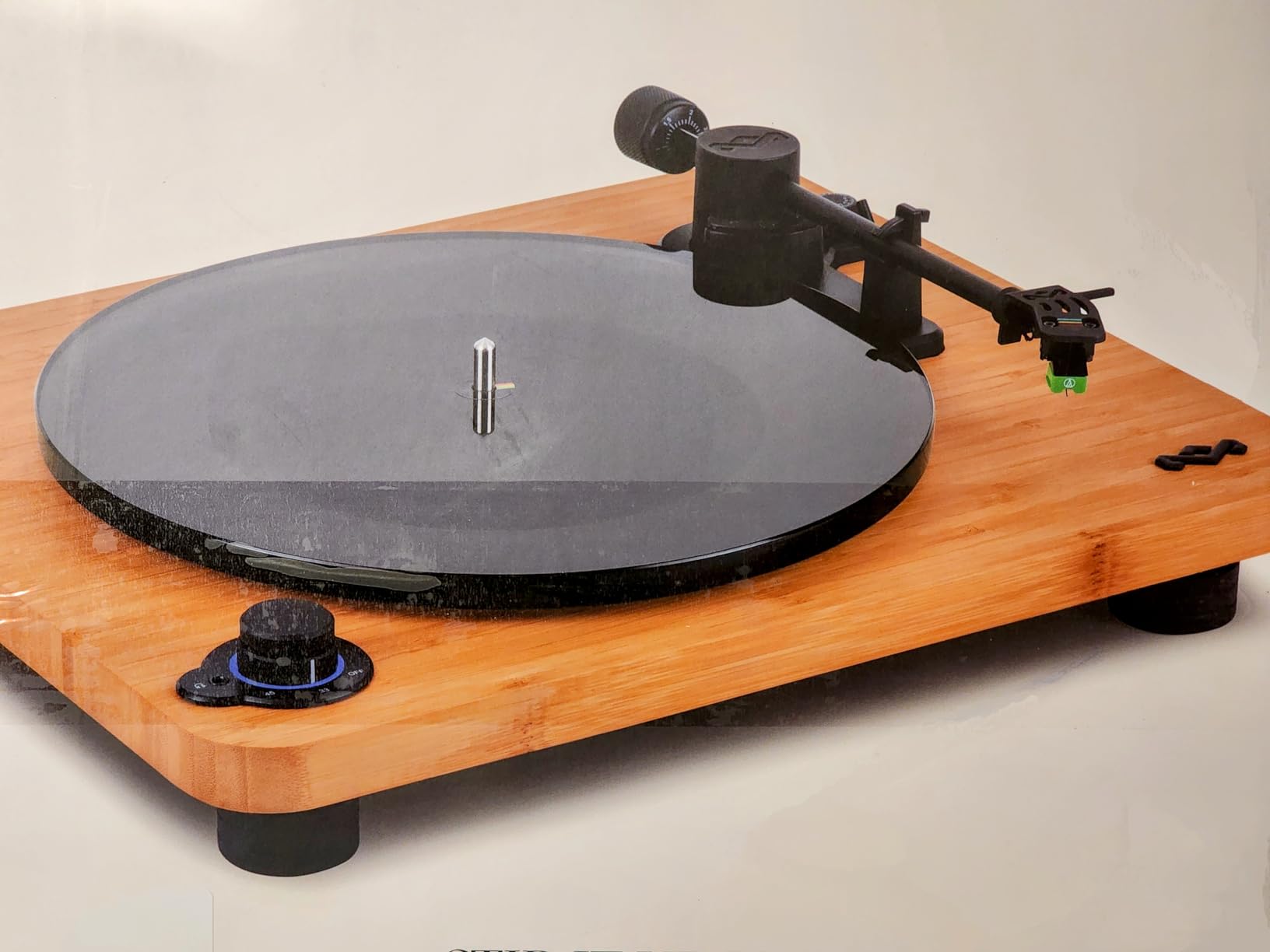 House of Marley Stir It Up Lux Wireless Turntable: Vinyl Record Player with Wireless Bluetooth Connectivity, Built-in Pre-Amp, and Sustainable Materials customer photo 2