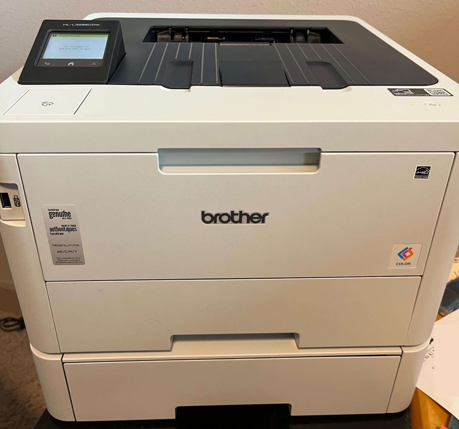 Brother HL-L3295CDW Wireless Compact Digital Color Printer with Laser Quality Output, Duplex, NFC, Mobile & Ethernet | Includes 2 Month Refresh Subscription Trial ¹, Amazon Dash Replenishment Ready customer photo 2