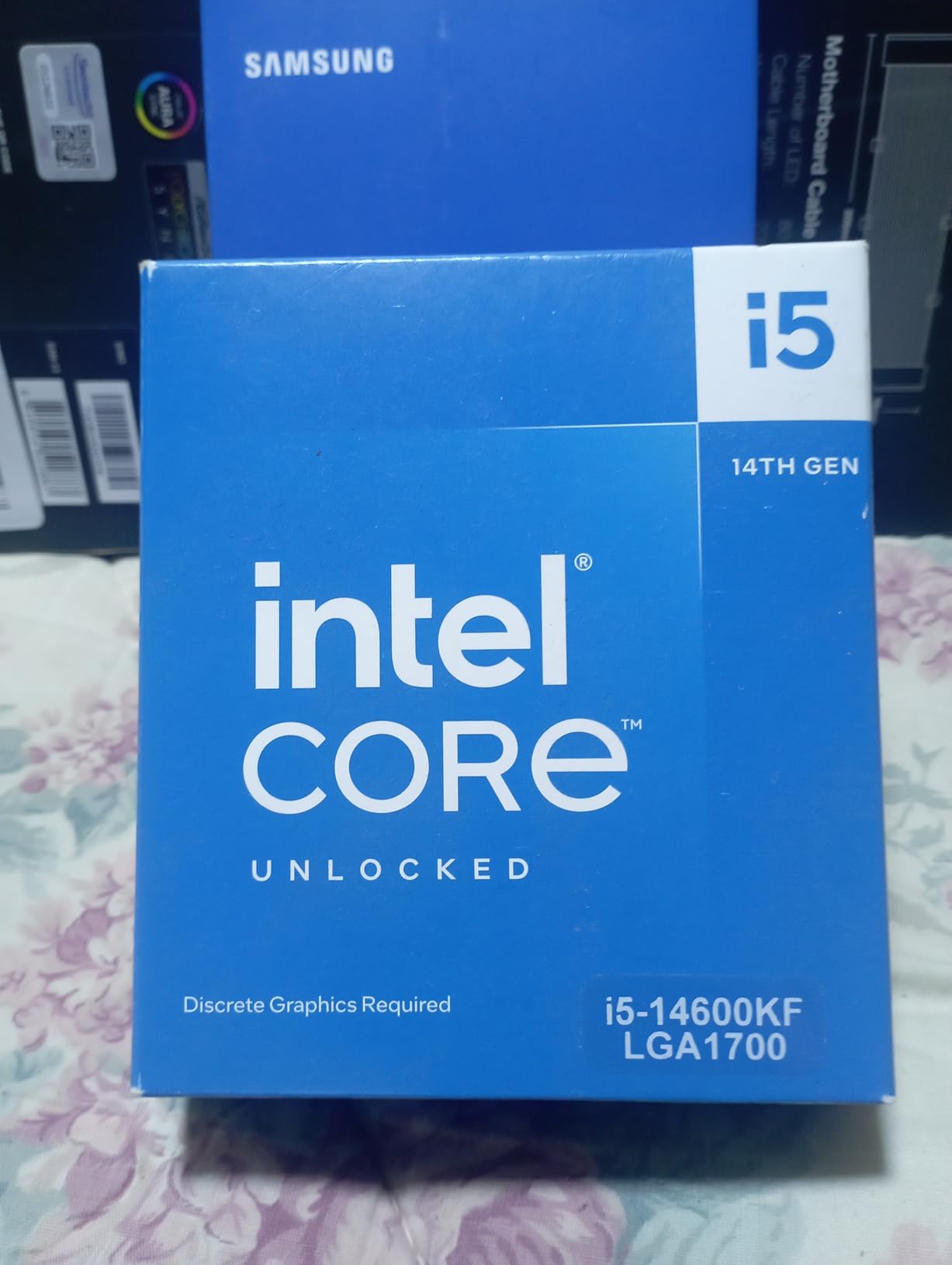 Intel® Core™ i5-14600KF New Gaming Desktop Processor 14 cores (6 P-cores + 8 E-cores) - Unlocked customer photo 1