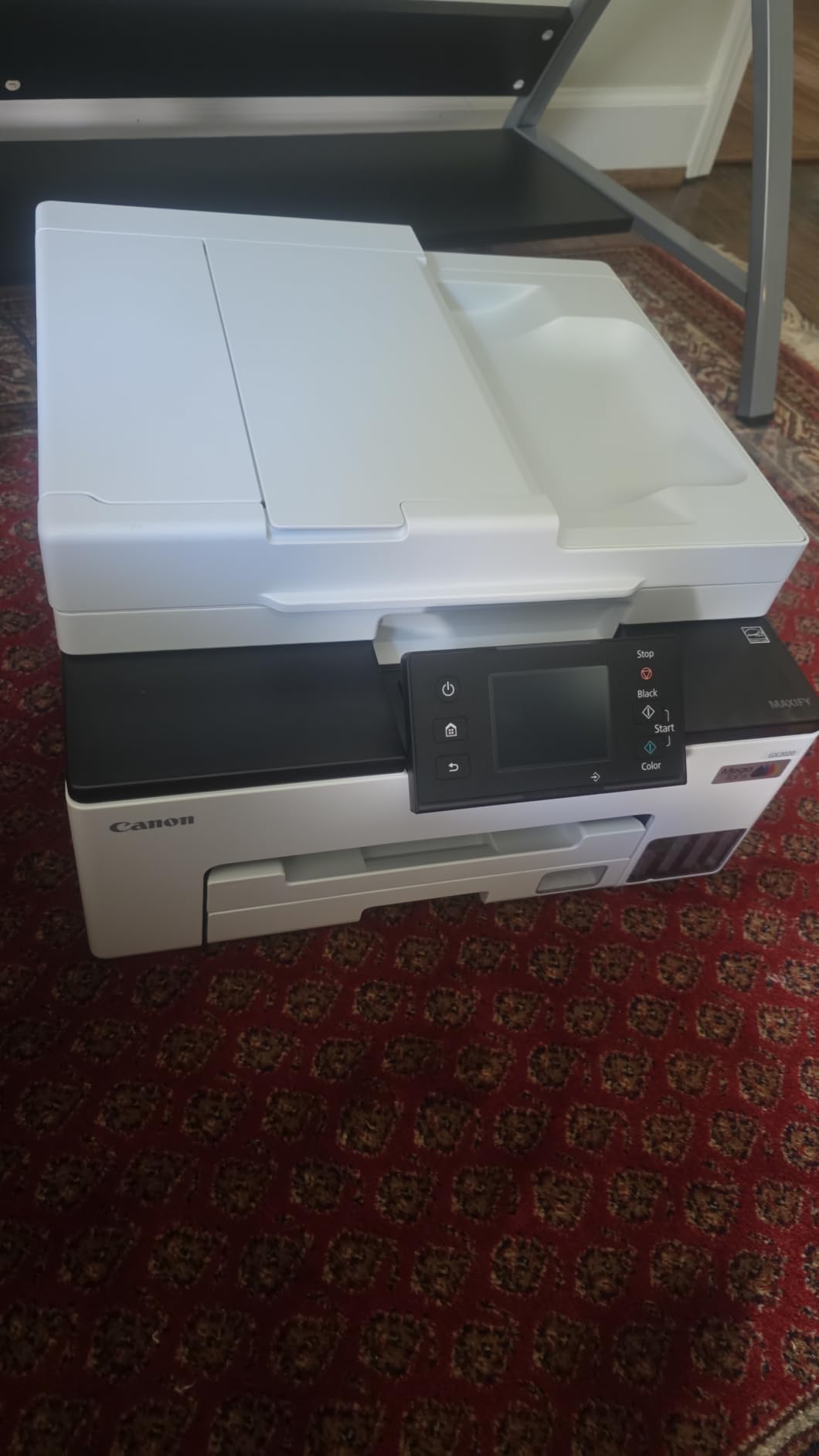 Canon MegaTank MAXIFY GX2020 All-in-One Wireless Color Printer – Print, Copy, Scan with Duplex Printing – Refillable Tank System, Compact Desktop Design – Wireless Print Scan Copy for Home & Office customer photo 2