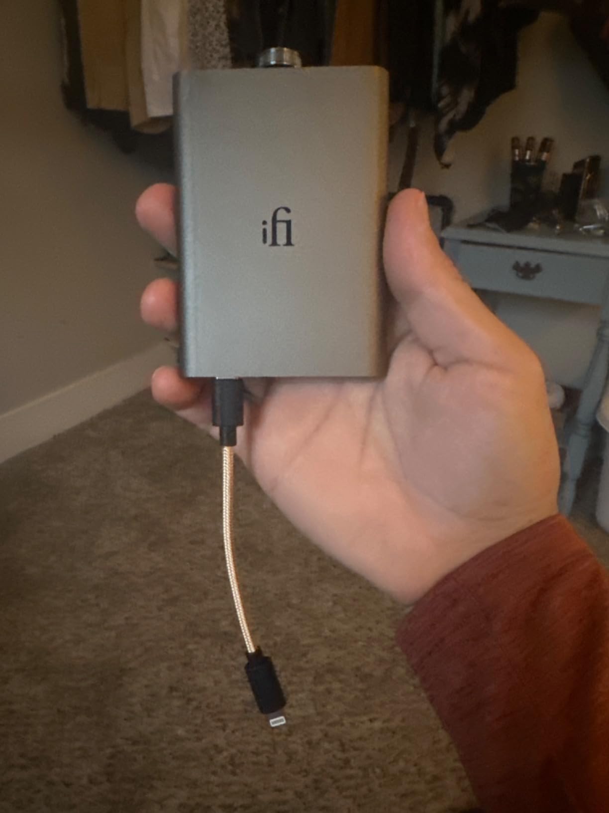 iFi hip-dac3 - Portable Hi-Res DAC/Headphone Amp - True Balanced Circuit, 400mW Output, Dual USB-C, PCM 384kHz/DSD256/MQA Decoding, XBass Analog Enhancement, PowerMatch, iEMatch & up to 12hrs Playtime customer photo 1