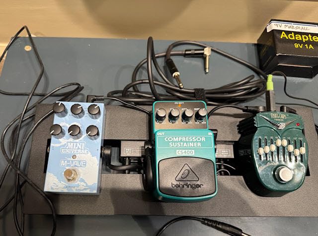 M-VAVE Mini Universe Pro Guitar Reverb Pedal - 9 Digital Effects (Room/Hall/Plate/Spring/Shimmer/Cloud/Bloom/Swell/Lo-Fi), True Bypass, Dual Power, Compact Metal Housing for Electric Guitar & Bass customer photo 2