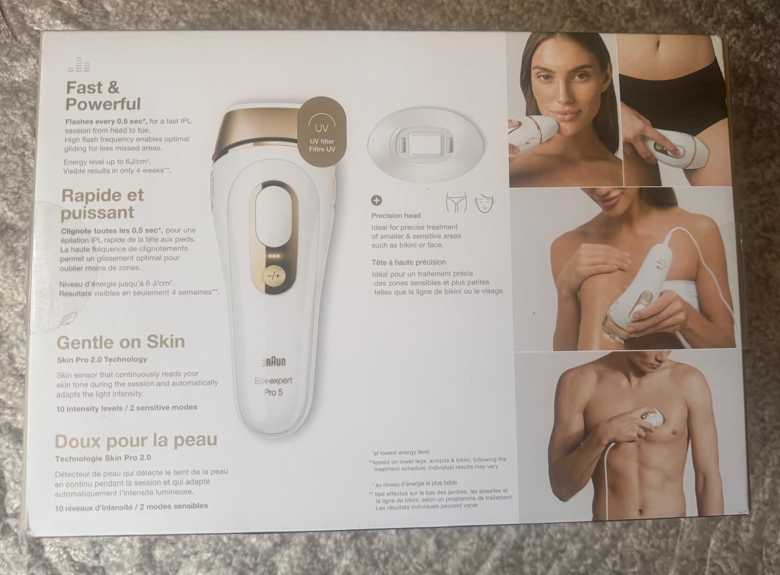 Braun Smart IPL, Skin i·Expert Pro 7, VOGUE's Best Hair Removal Device, IPL Hair Removal for Women and Men, Permanent Laser Hair Reduction At-Home, World's 1st Smart App, 3 Heads, IPL7243 customer photo 1