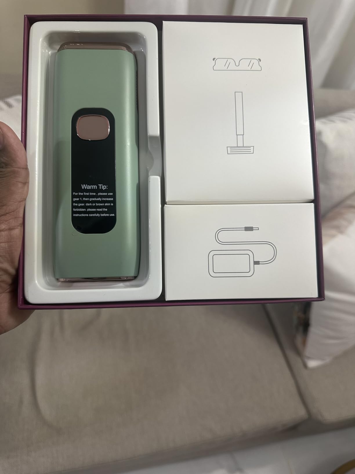 IPL Hair Removal Device for Women and Men at Home customer photo 1
