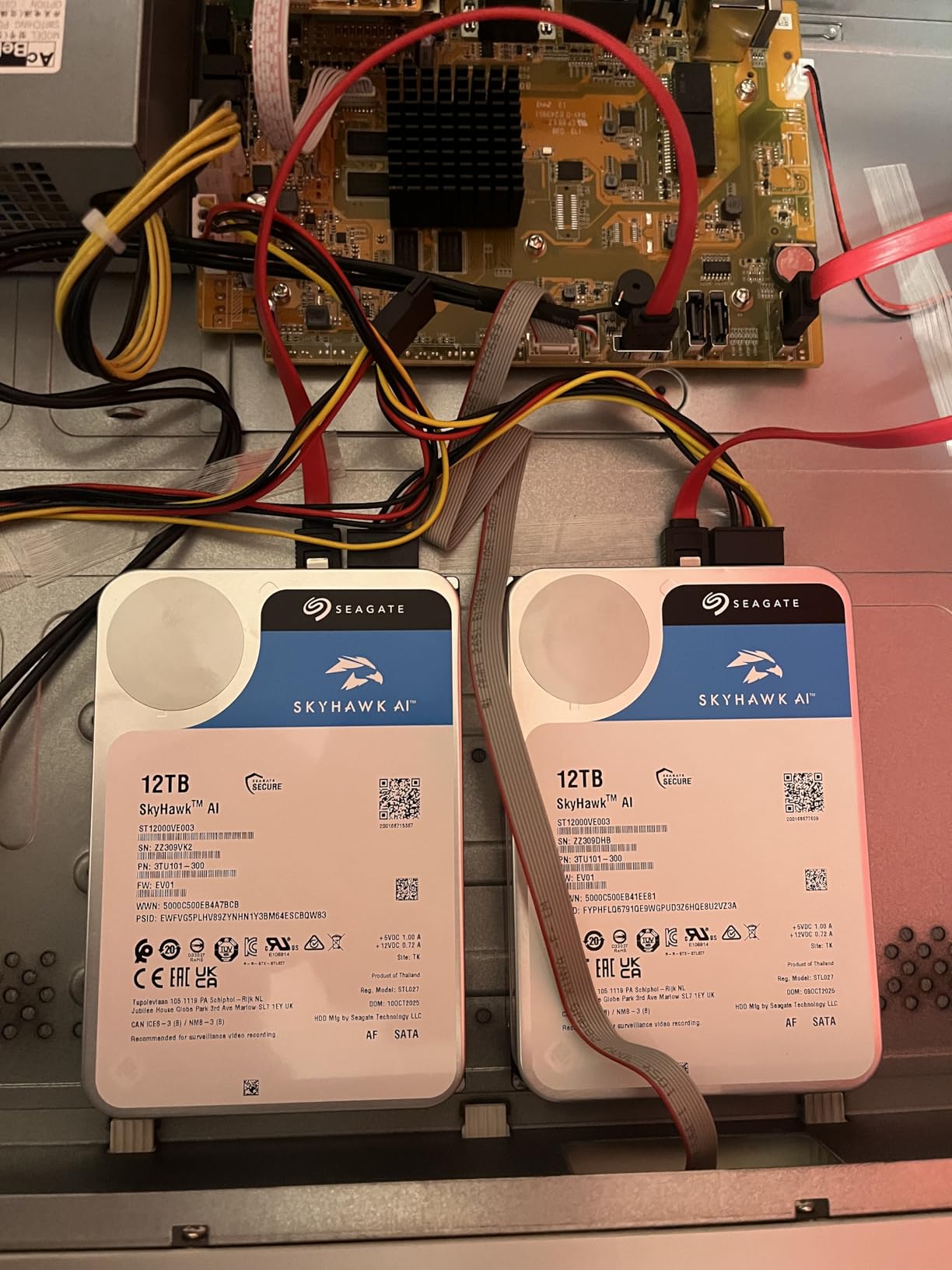 Seagate Skyhawk AI 24TB Video Internal Hard Drive HDD – 3.5 Inch SATA 6Gb/s 512MB Cache for DVR NVR Security Camera System with in-House Rescue Services (ST24000VE002) customer photo 2