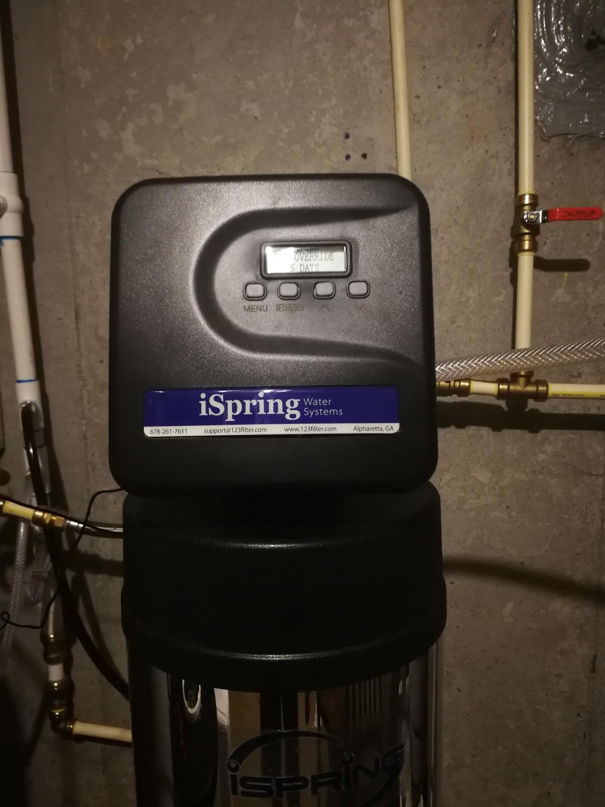 iSpring WCFM550K Whole House Iron Filter, Iron & Sulfur Water Filter customer photo 1