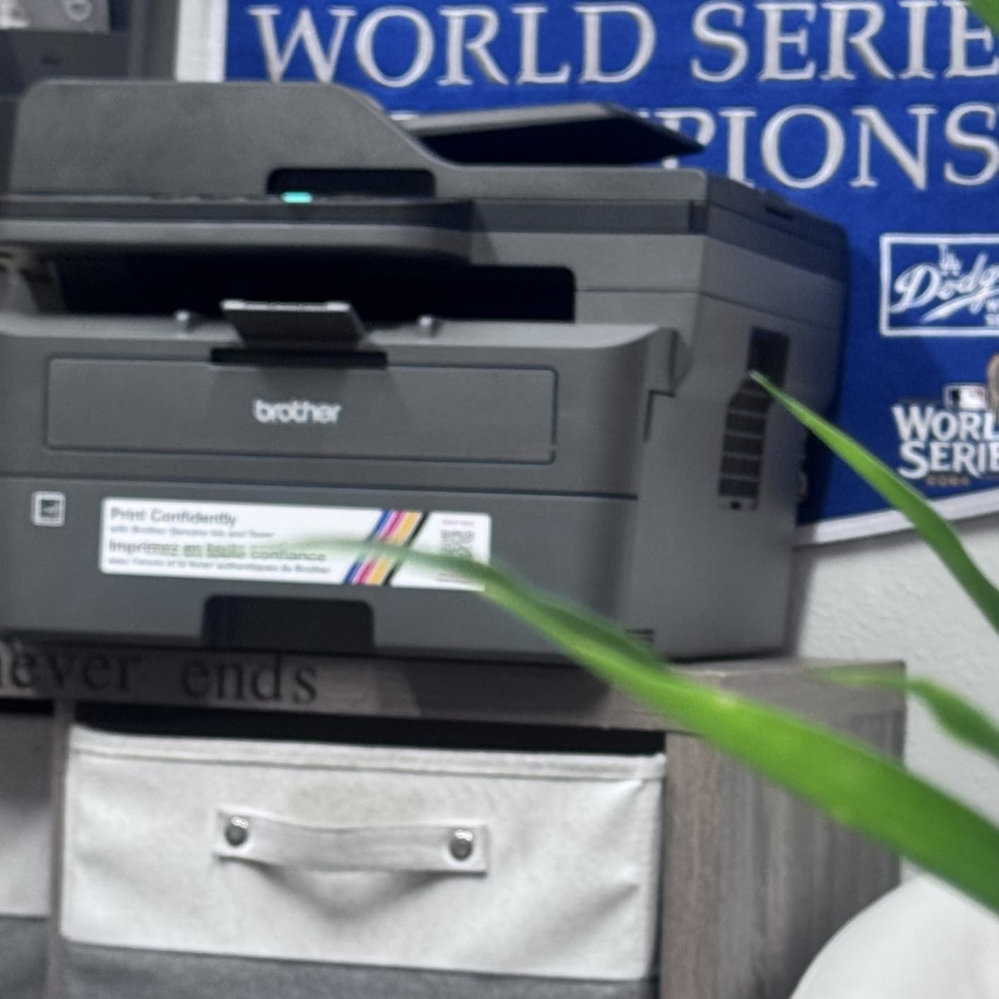 Brother DCP-L2640DW Wireless Compact Monochrome Multi-Function Printer, Copy, Scan, Duplex, Mobile Printing customer photo 1