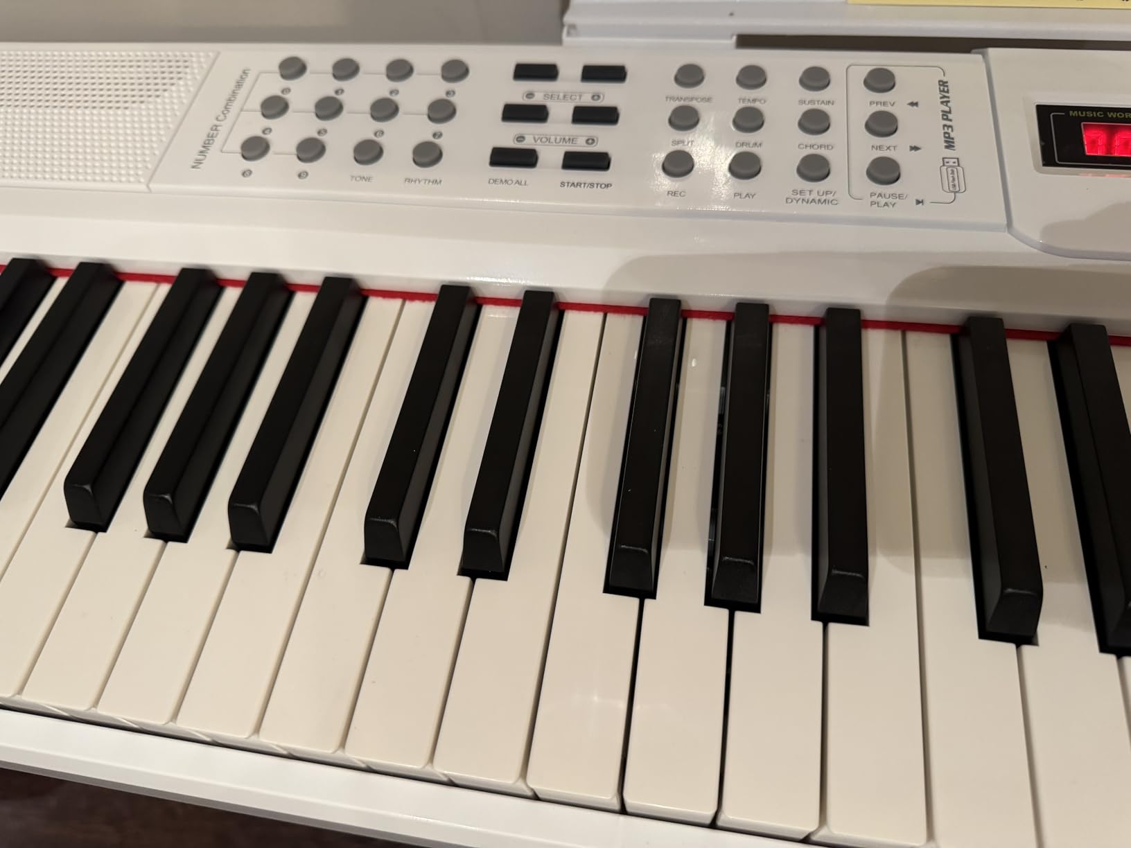 STRICH 88 Keys Weighted Keyboard with Sustain Pedal, Hammer-Action Digital Piano, 2x15W Built-In Speakers, Full-size Electric Piano Keyboard Supports USB-MIDI/Wireless Connect, SDP-120 customer photo 1