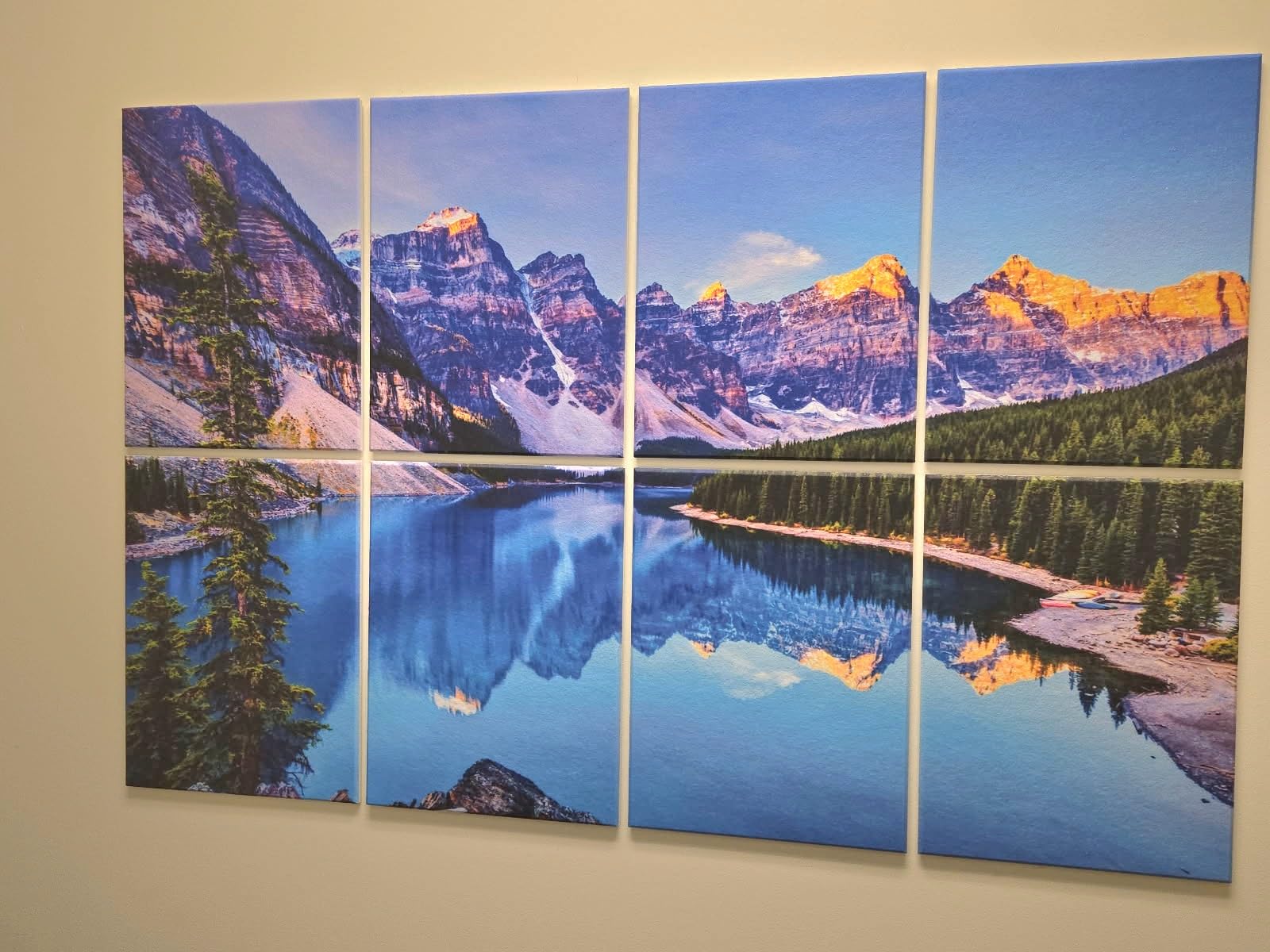 BUBOS 6-Pack Acoustic Panels, Wood Grain Sound Absorbing Panels, 23.6x23.6 customer photo 1