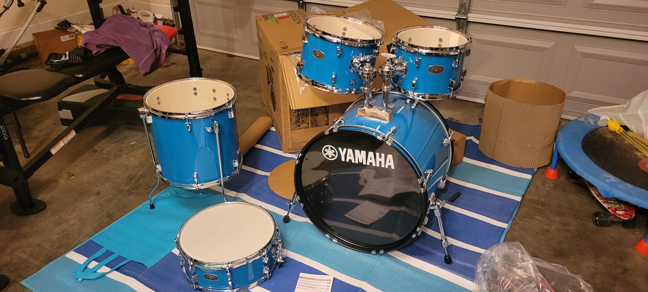 Yamaha Rydeen 5-Piece Drum Set With 22