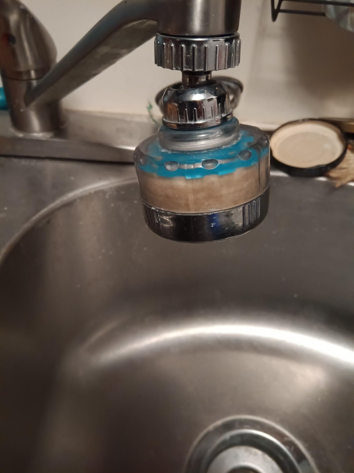 360 Degree Rotating Faucet Filter, Sink Water Faucet Filter Water Purifier Faucet Filter Purifier for Kitchen and Bathroom,Removes Heavy Metals and Hard Water customer photo 2
