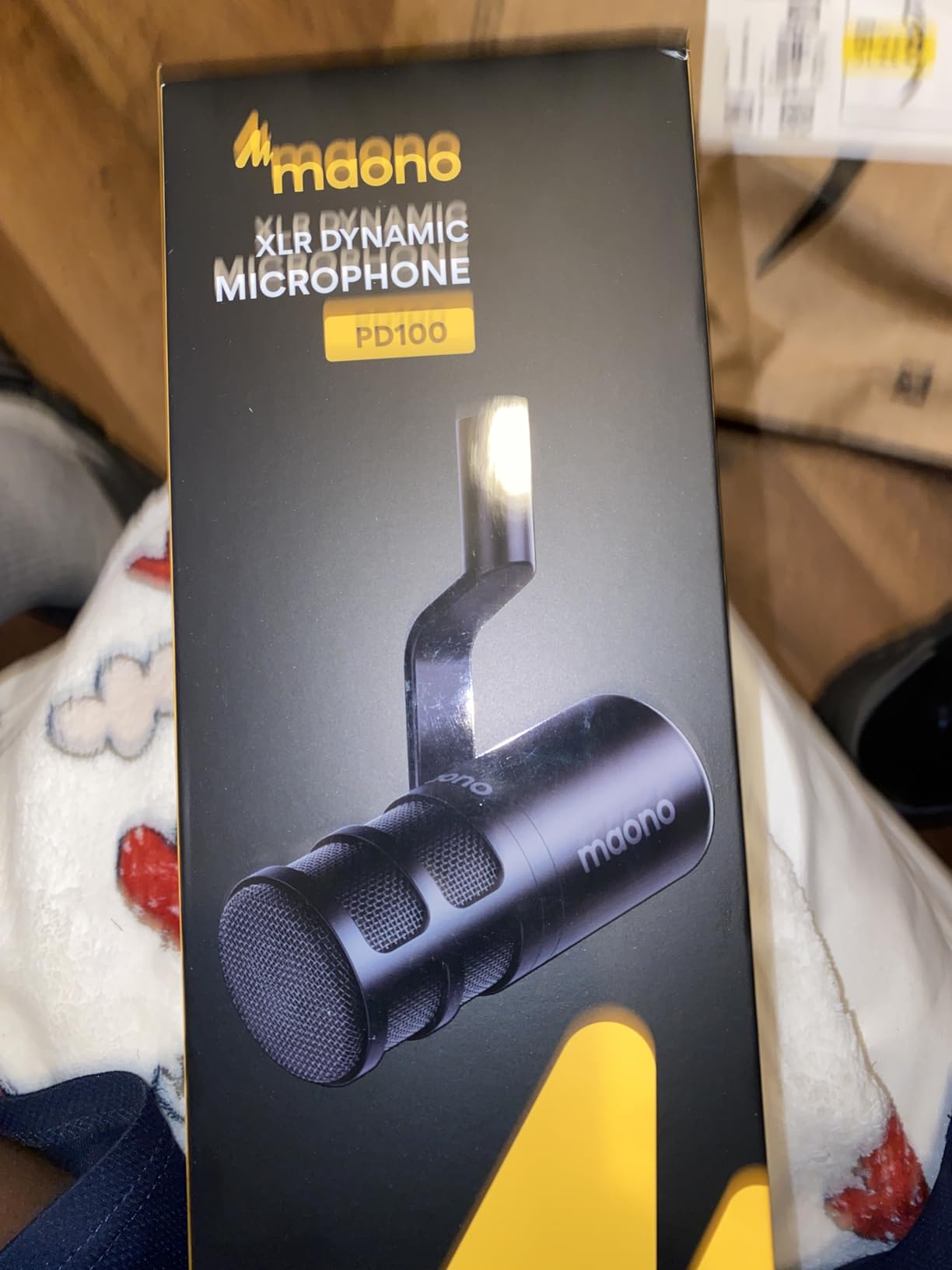MAONO PD100S XLR Podcast Microphone, Cardioid Studio Dynamic Metal Boom Mic customer photo 2