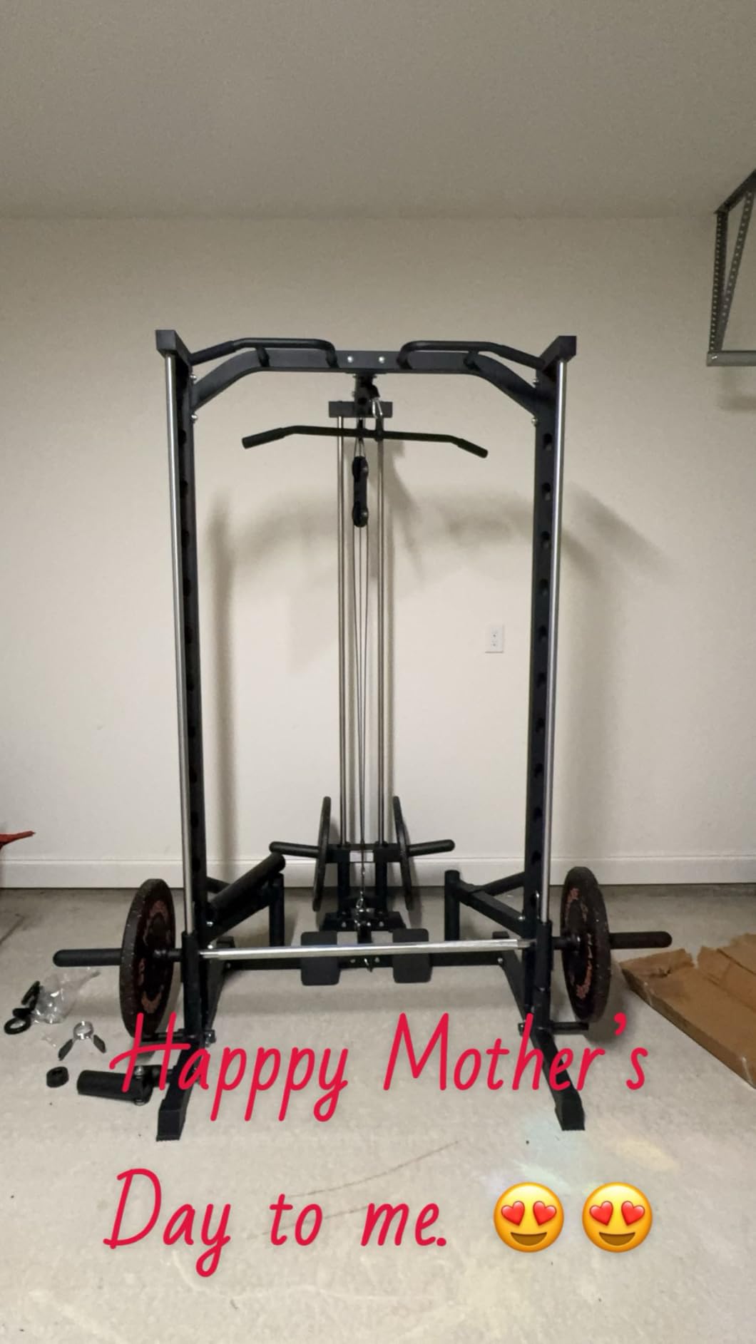 RitFit Smith Machine Power Rack with LAT-Pull Down System customer photo 1