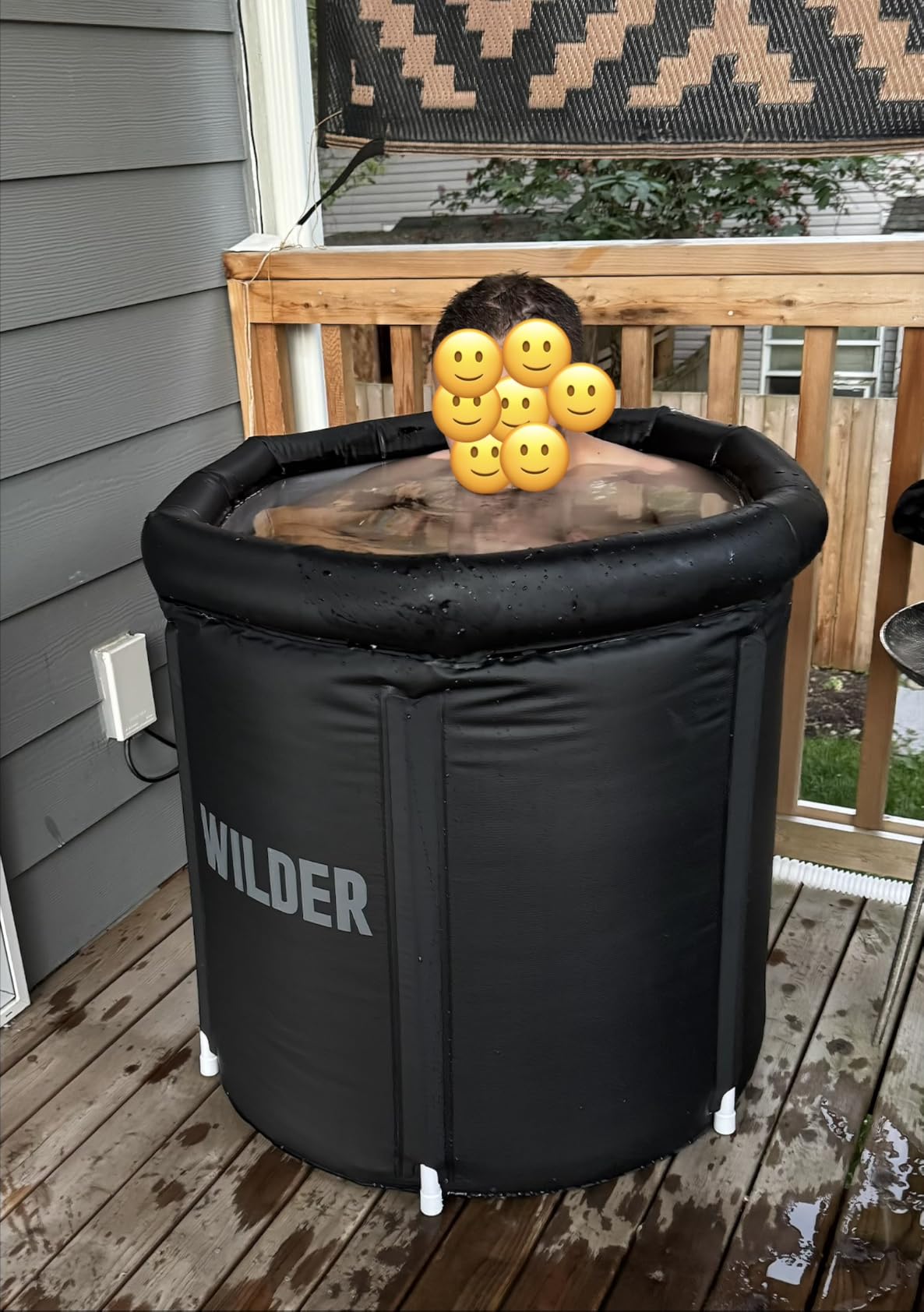 Wilder XL Ice Bath Cold Plunge – 86 Gallon Portable Ice Bath Tub for Recovery and Cold Water Therapy – Triple Insulated customer photo 2