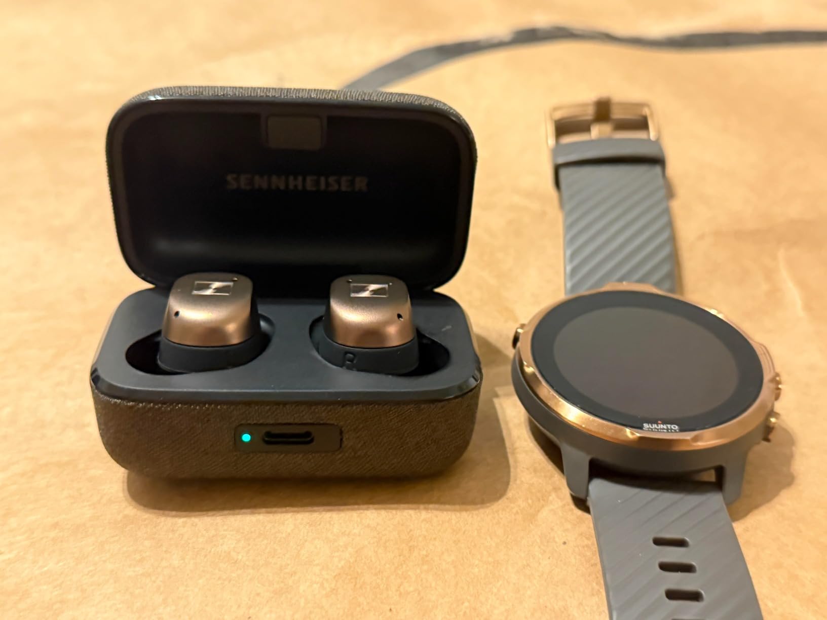 Sennheiser Momentum True Wireless 4 Smart Earbuds with Bluetooth 5.4, Crystal-Clear Sound, Comfortable Design, 30-Hour Battery Life, Adaptive ANC, LE Audio and Auracast - Black Copper customer photo 2