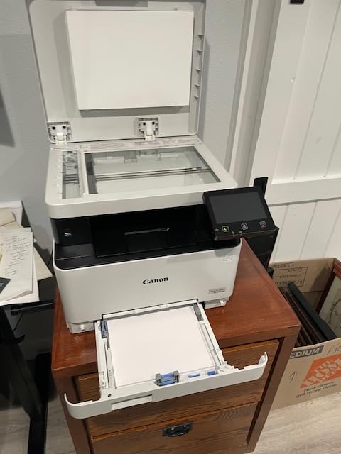 Canon Color imageCLASS MF652Cw - Wireless Laser Printer, Multifunction with Scanner, Copier, Mobile Ready, 3 Year Limited Warranty, 22 PPM Color, White customer photo 2