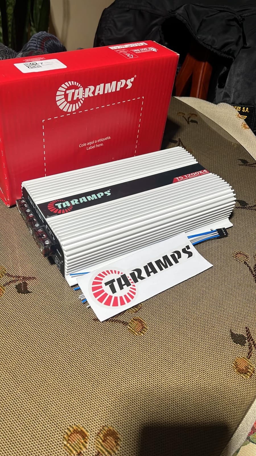 Taramps TS 1200 Watt Amp 4 Channel Amplifier Car Audio, Full Range Crossover Fixed RCA/Wire Input - Multichannel Class D, 2 Ohm Car Amplifier Kit Profesional Installation Recommended customer photo 2