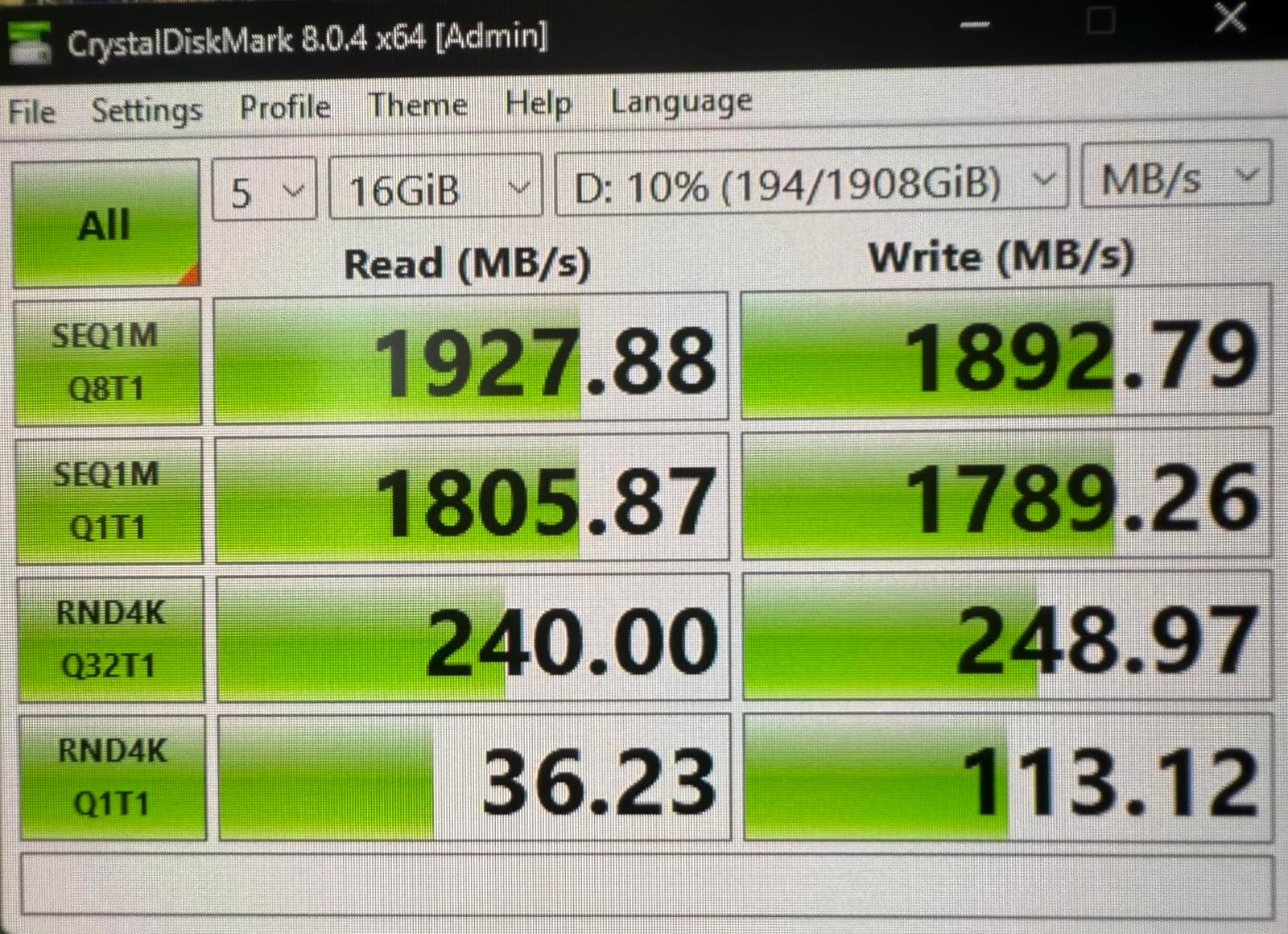 PNY RP60 2TB USB 3.2 Gen 2x2 Type-C Portable SSD customer photo 1