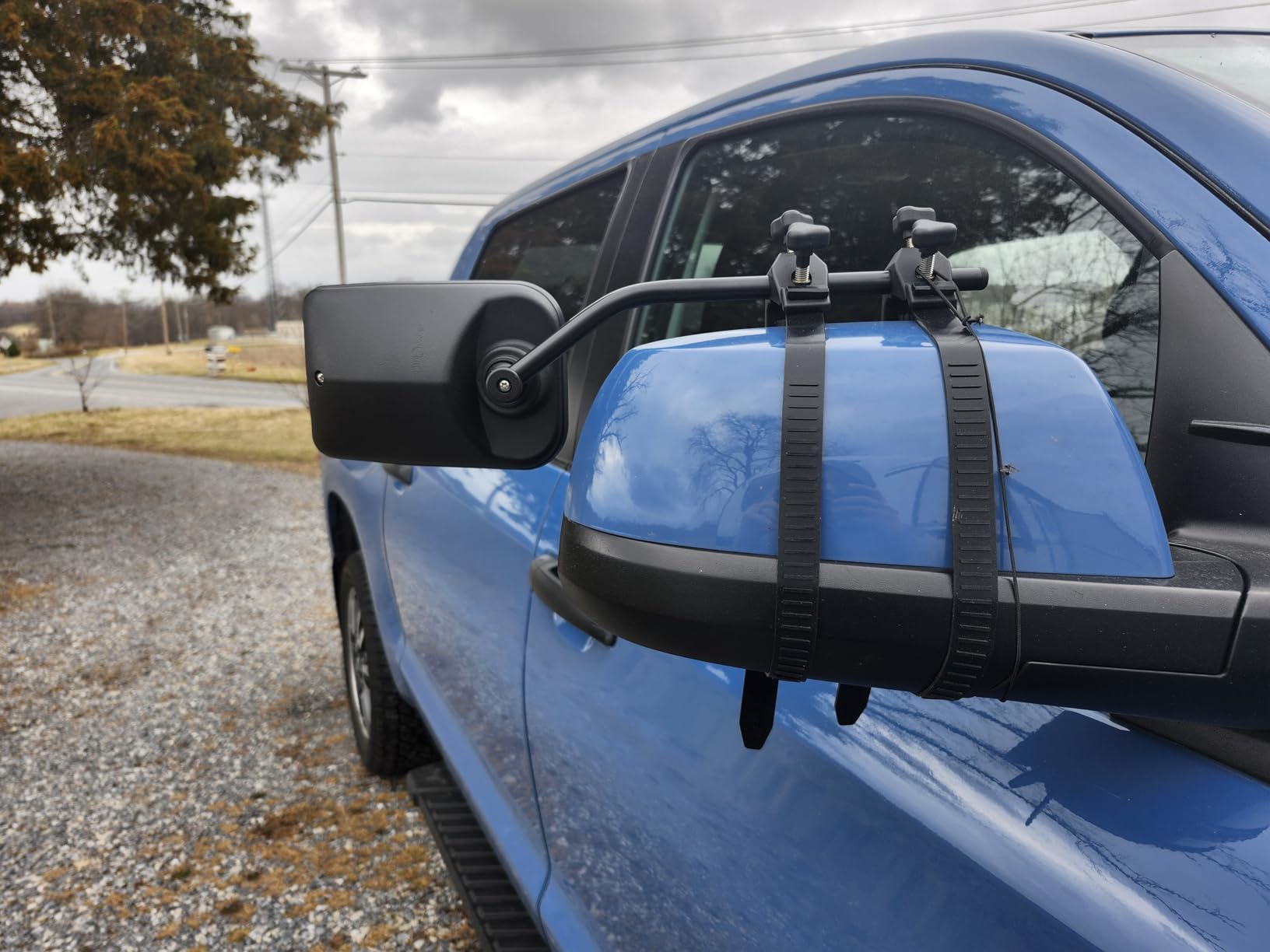Universal Clip on Towing Mirrors Extensions for Towing, 360 Degree Adjustable Rotation Side Mirror Extenders for Towing, Convex Rearview Mirror, Tow Mirrors for Car Truck Trailer RV SUV, 2 Pack customer photo 1