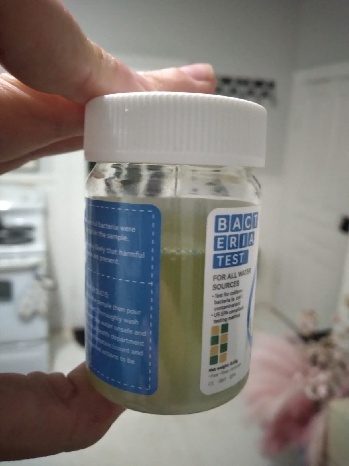 AAwipes Drinking Water Test Strips 17 in 1 50 Strips + 2 Bacteria Tester Kits, Complete Water Testing Kits for Home, Well, Tap Water, City Water, Flood Water Testing Strips (K03-50) customer photo 1