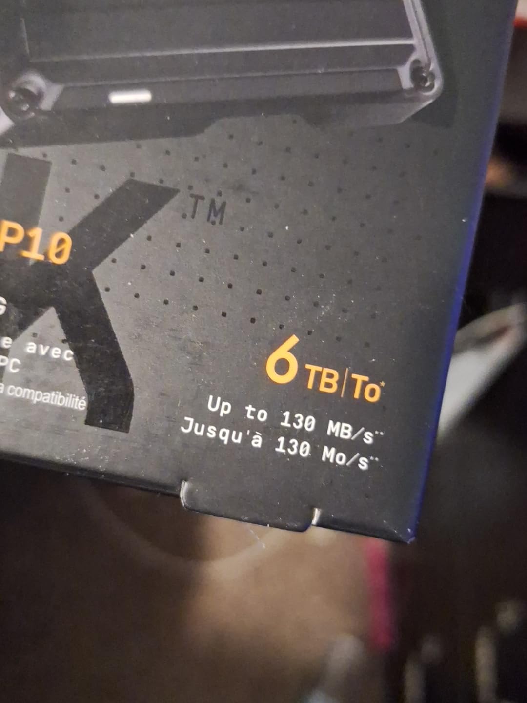WD_Black 6TB P10 Game Drive, Portable External Hard Drive, Works with PlayStation, Xbox, & PC - WDBZ7D0060BBK-WESN customer photo 2