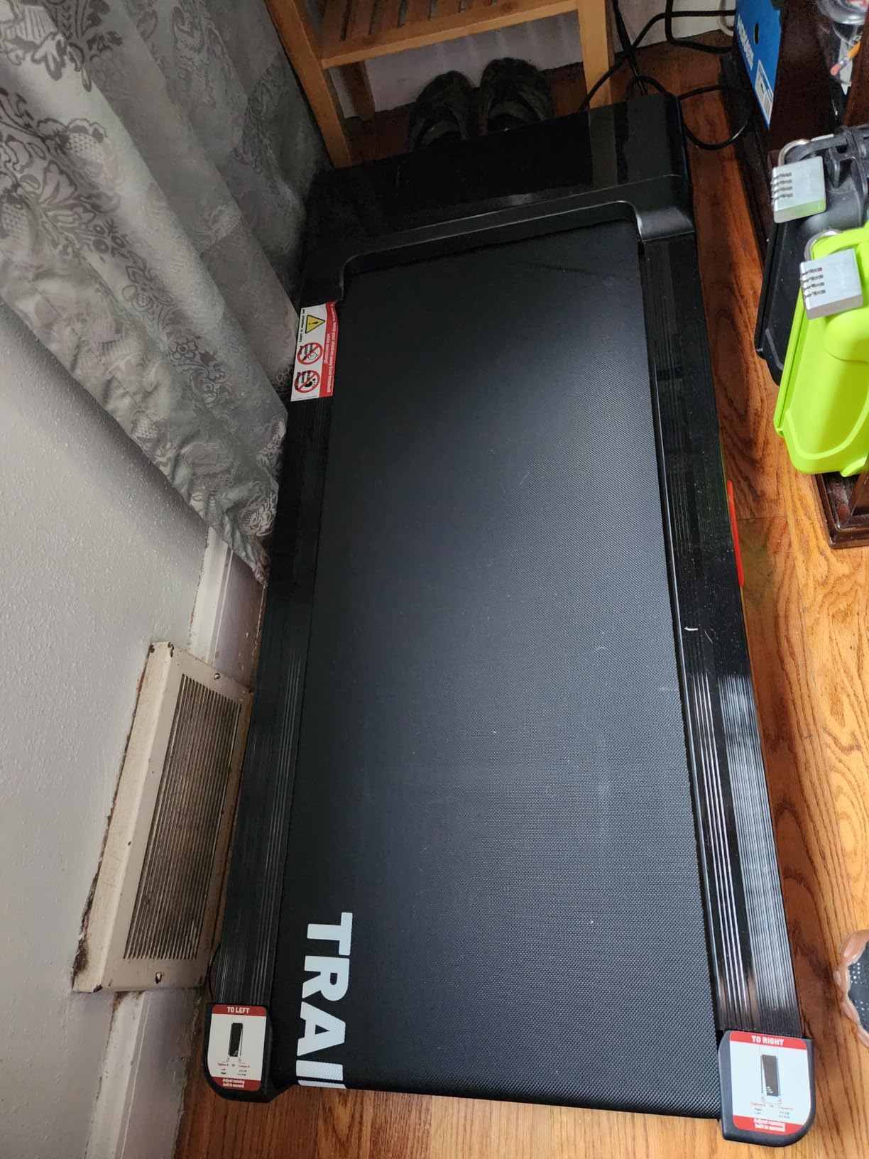 Walking Pad Treadmill 12% Auto Incline, Under Desk Treadmill customer photo 2