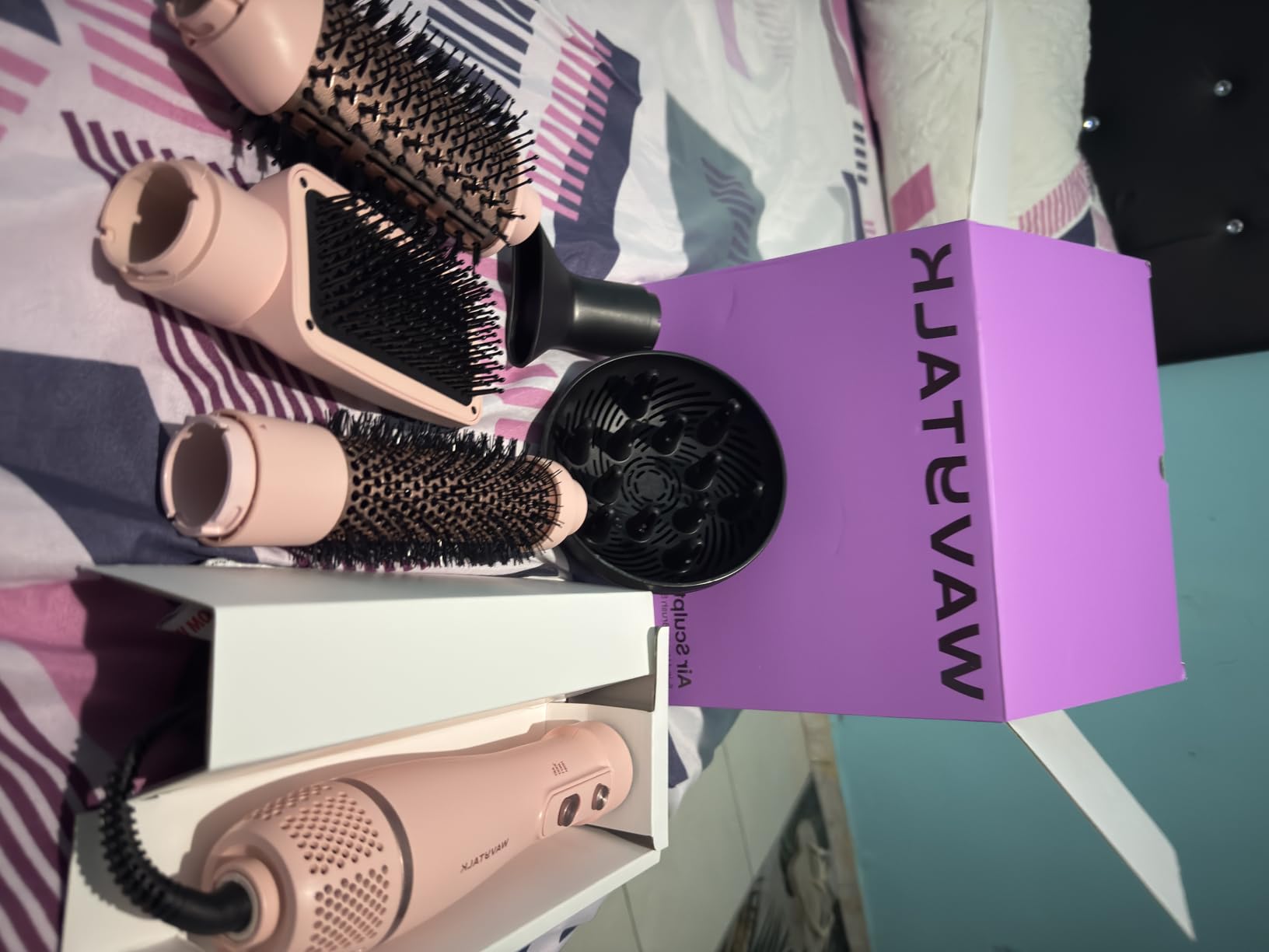 Blow Dryer Brush Set, Wavytalk Air Sculpt 5-in-1 Hot Air Brush Set customer photo 2