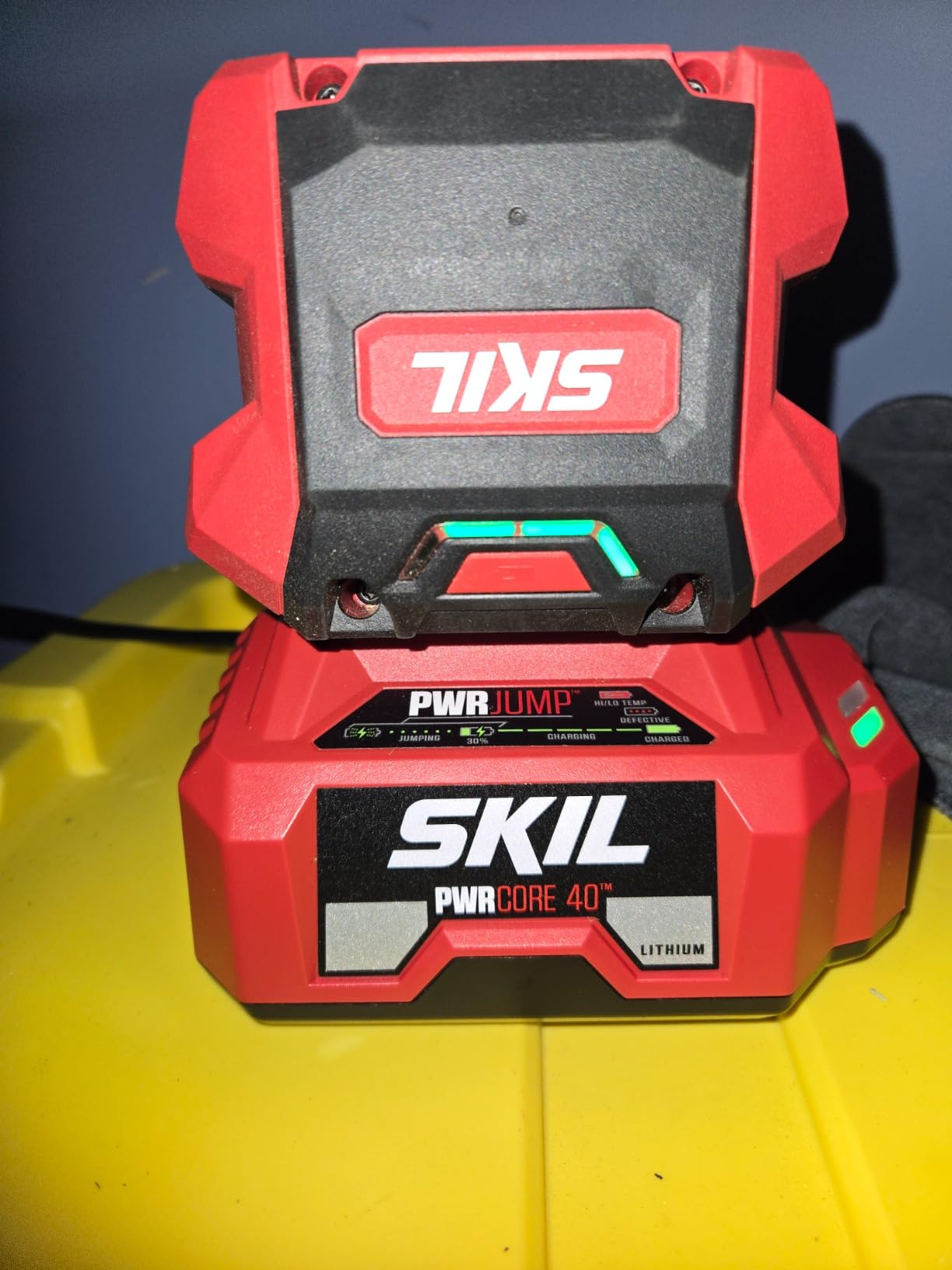 SKIL PWR CORE 40 Brushless 40V 20-Inch Self-Propelled Mower Kit, Includes 6.0Ah Battery and Auto PWR JUMP Charger - SM4910C-11 customer photo 2