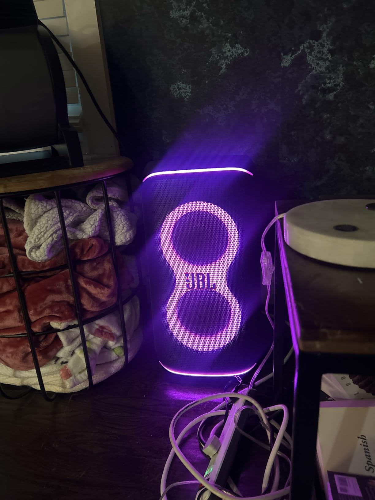 JBL PartyBox Club 120 Portable Party Speaker, Bluetooth, Lights - White customer photo 1