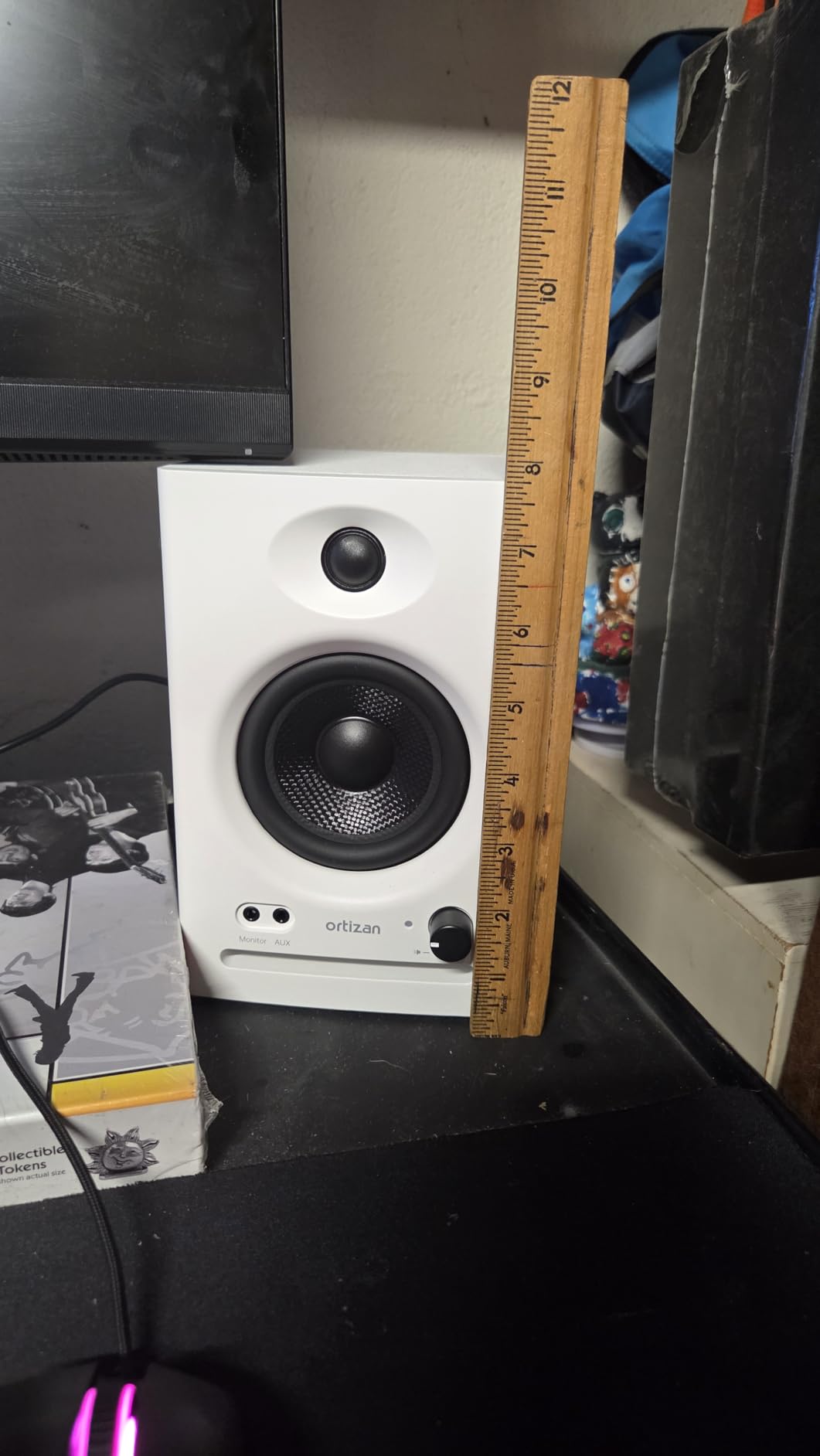 Ortizan C7 Powered Studio Monitors Pair with Bluetooth 5.3, White customer photo 1