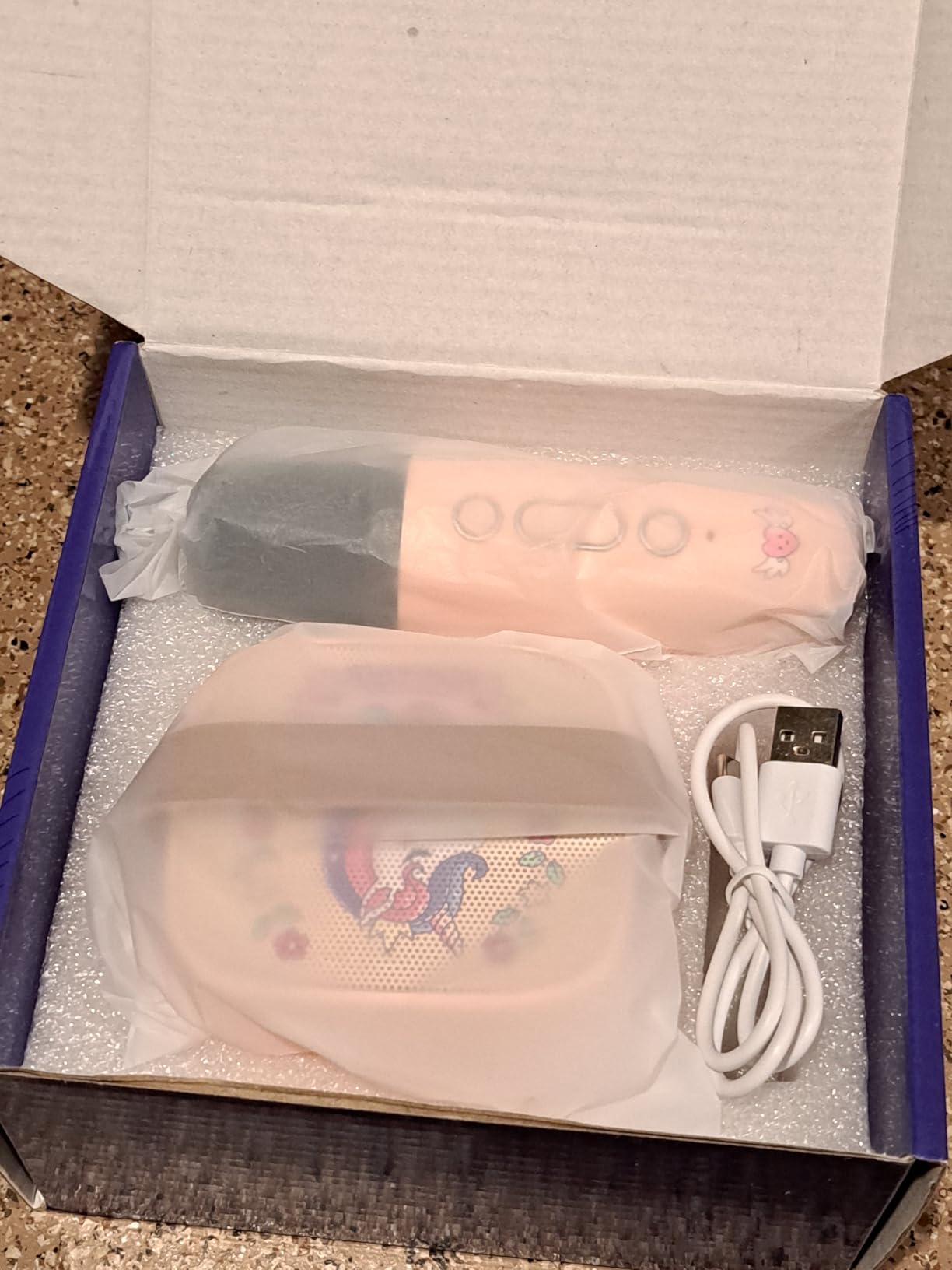 Mini Karaoke Machine Toys Gifts: Kids Toys Birthday Gifts for 4 5 6 7 8 9 Years Old Girl Boy LED Portable Bluetooth Speaker with 2 Wireless Microphone Girl Gift Age 3-12+ customer photo 1