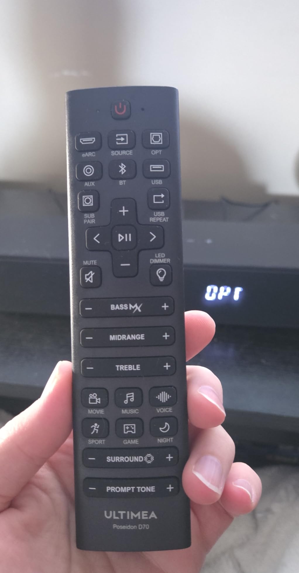 ULTIMEA 7.1ch Sound Bar for TV with 4 Surround Speakers, Wireless Subwoofer customer photo 2