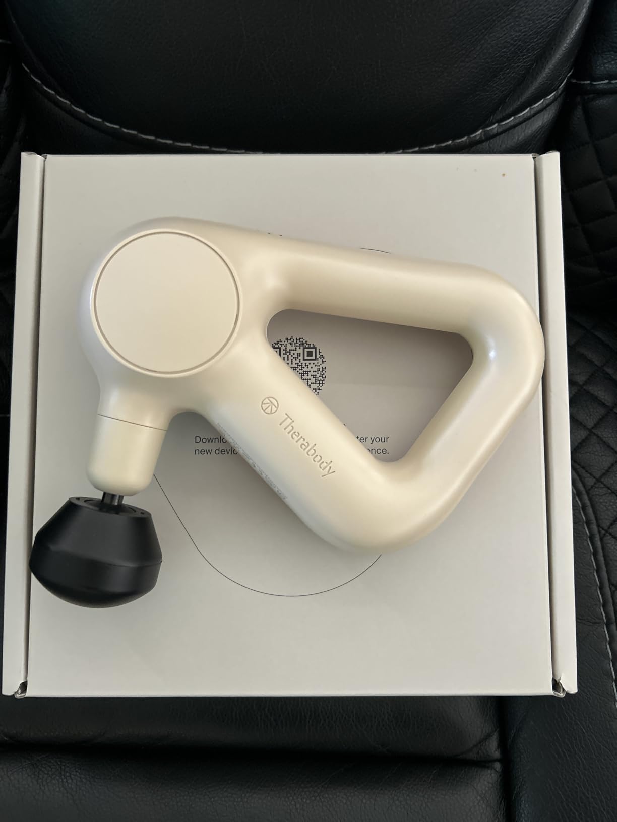 TheraGun Therabody Relief Massage Gun | for Daily Comfort | 3-Speed | Black customer photo 1