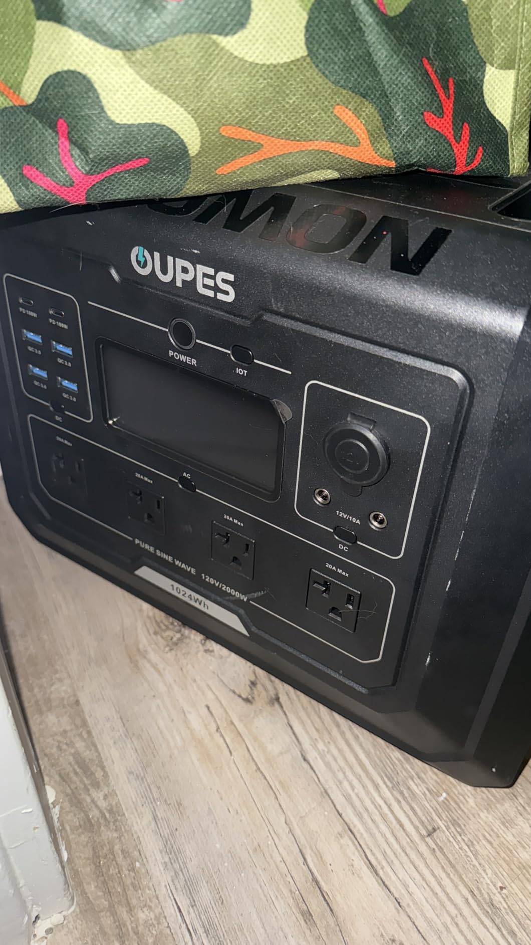 OUPES Mega 1 Portable Power Station 1024Wh 2000W (4500W Surge) customer photo 2
