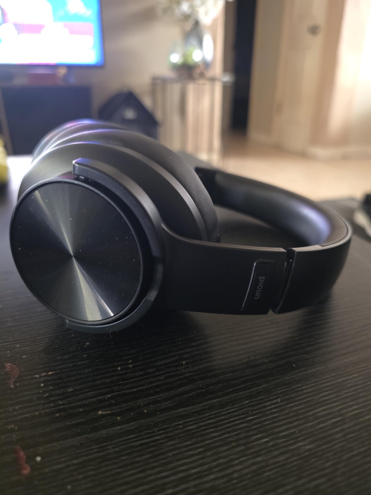 Picun B8 Wireless Bluetooth Headphones, 120H Playtime, 3EQ Modes, Khaki customer photo 2