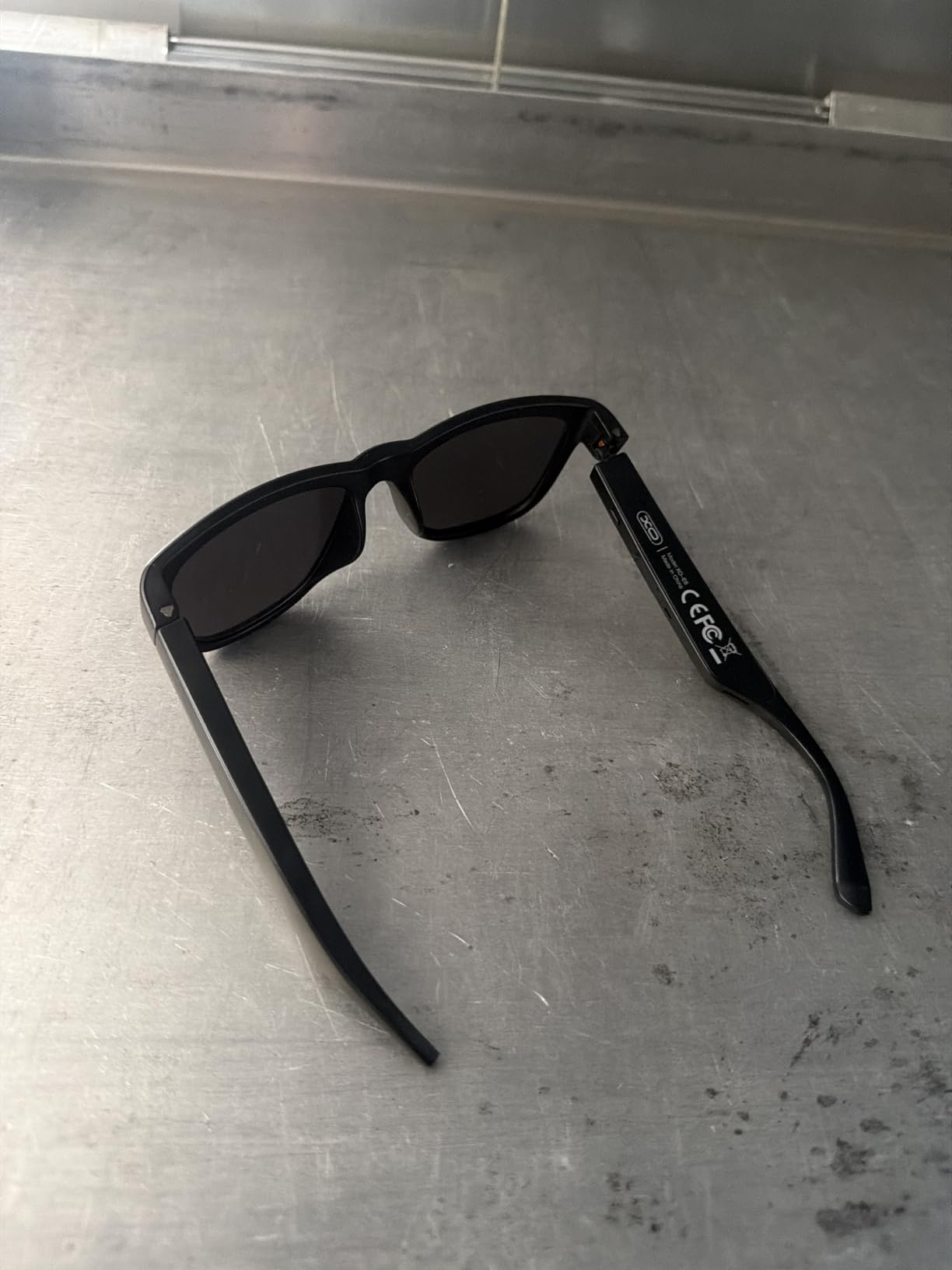 XO Simple is Beauty Smart Bluetooth Glasses,Built-in Mic & Speakers,Smart Wireless Headphone Sunglasses for Men and Women,Athletic/Outdoor UV Protection and Voice Control,Unisex(Black) customer photo 2