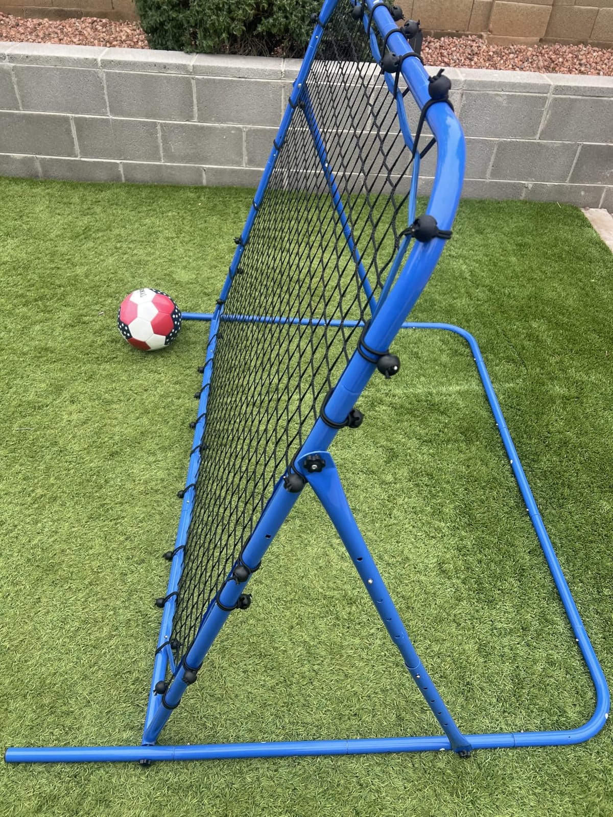 Soccer Baseball Rebounder Soccer Goal Net, Volleyball Rebound Pitchback Net customer photo 2