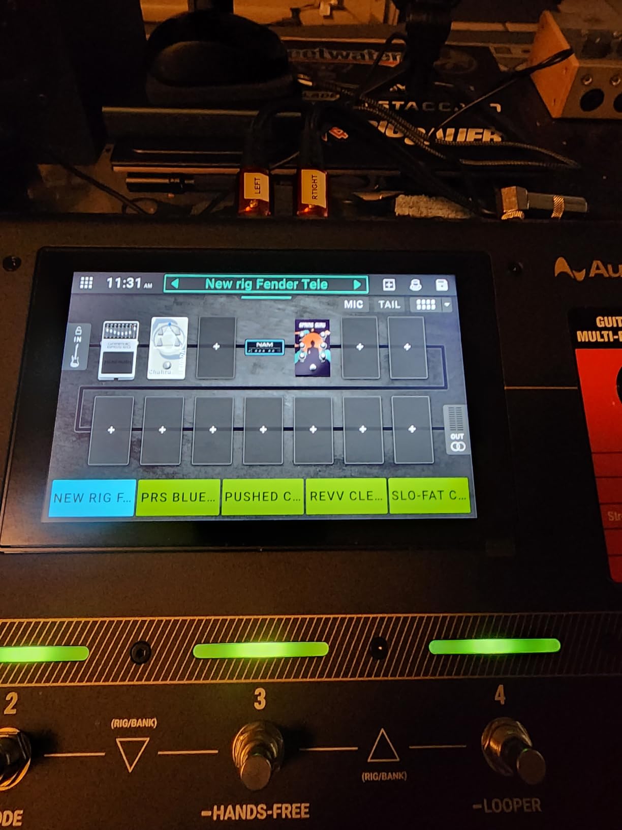 HeadRush Flex Prime Electric Guitar Multi-Effects Pedal customer photo 1