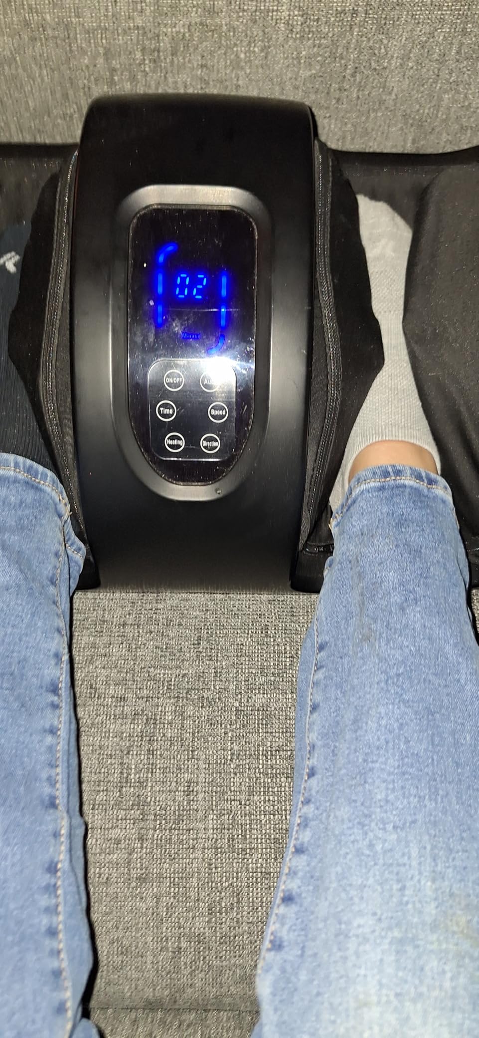 Best Choice Products Heated Shiatsu Foot Massager for Pain Relief, Plantar Fasciitis, Neuropathy, Blood Circulation w/Compact Design - Sage customer photo 2