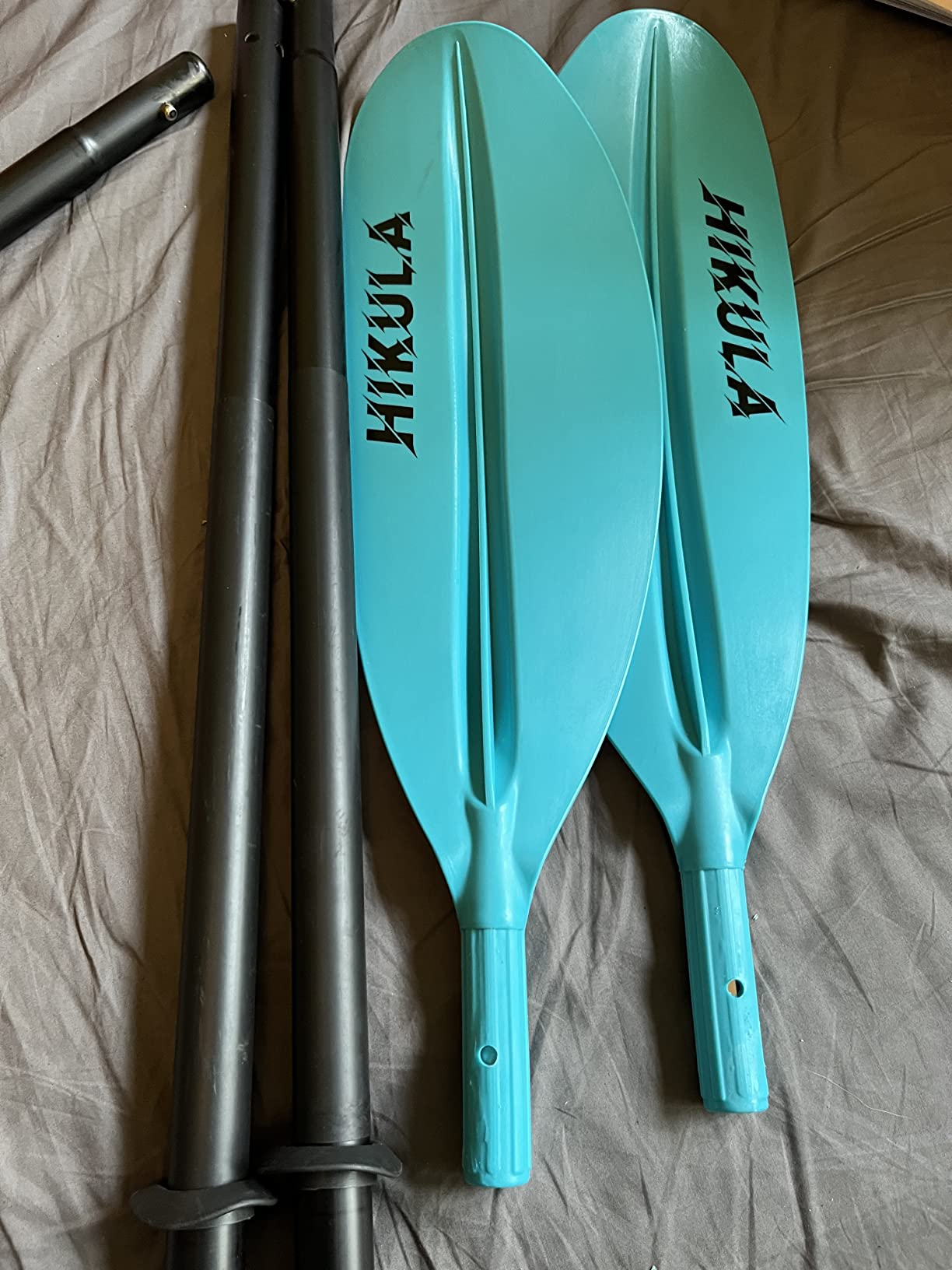 Kayak Paddle 4 Pieces Aluminum Shaft and PP Blade Floating 86.6in/220cm, 90.5inch/230cm Lightweight Oars customer photo 2